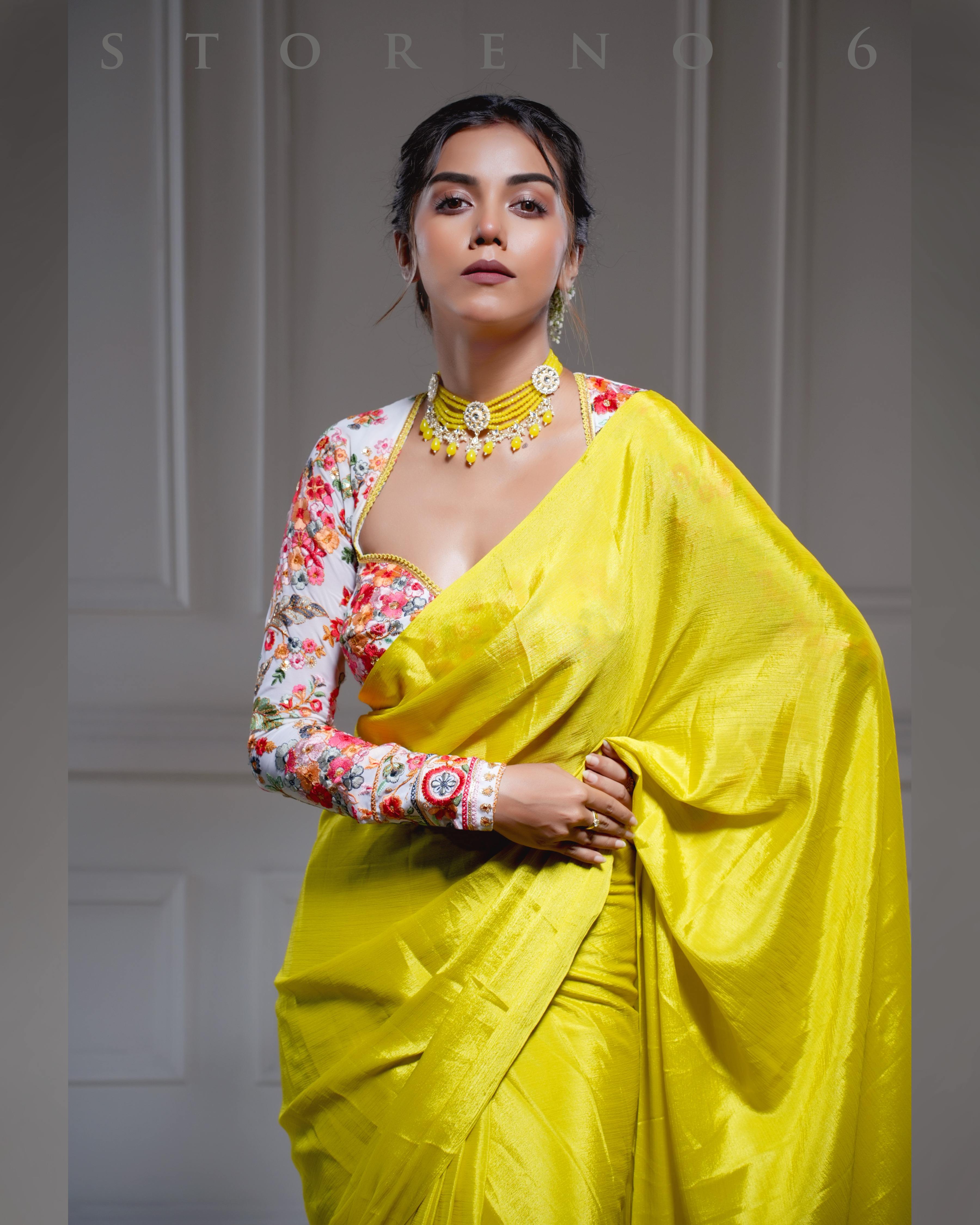 NEON NIRVANA SAREE