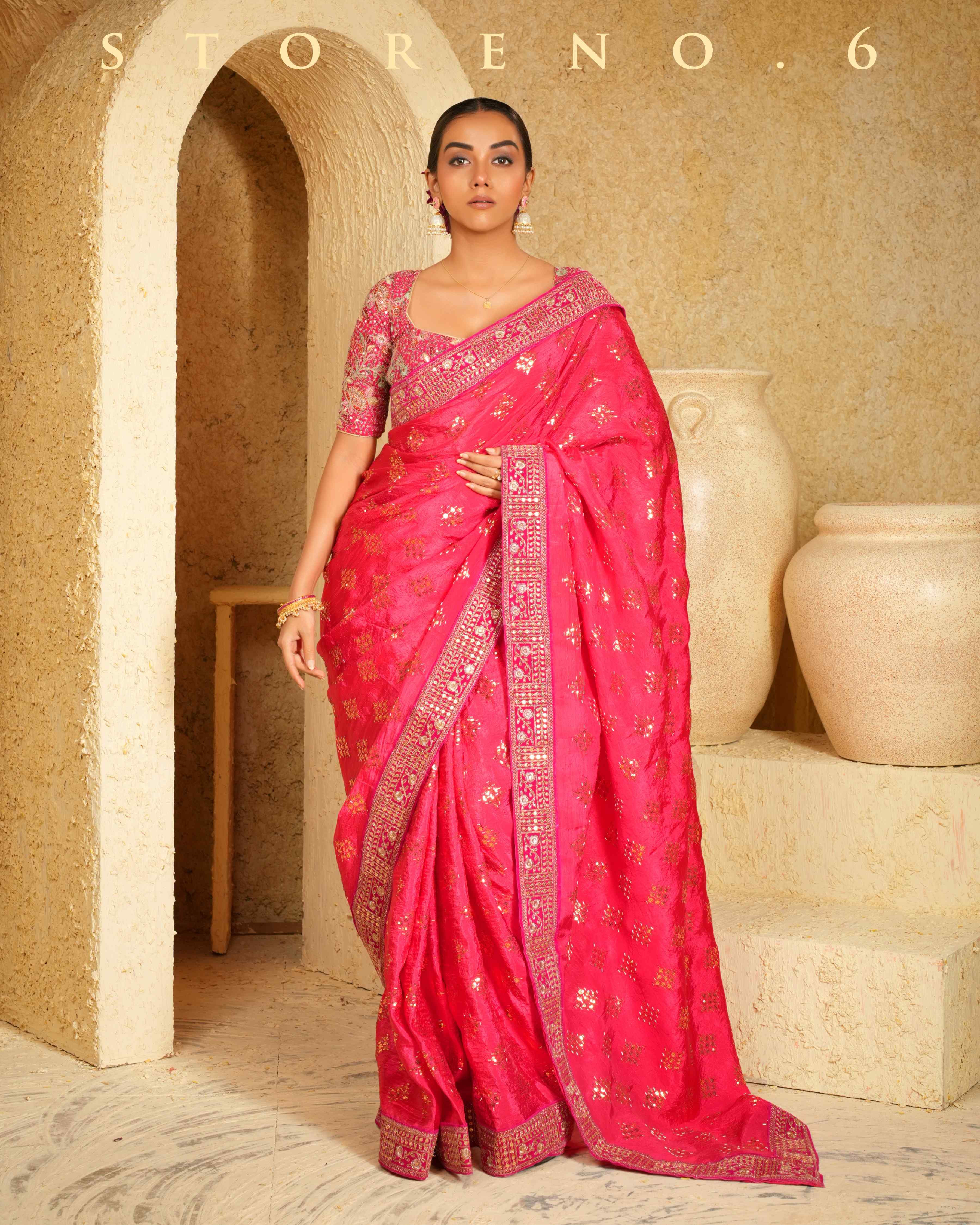 BERRY BEWITCH SAREE