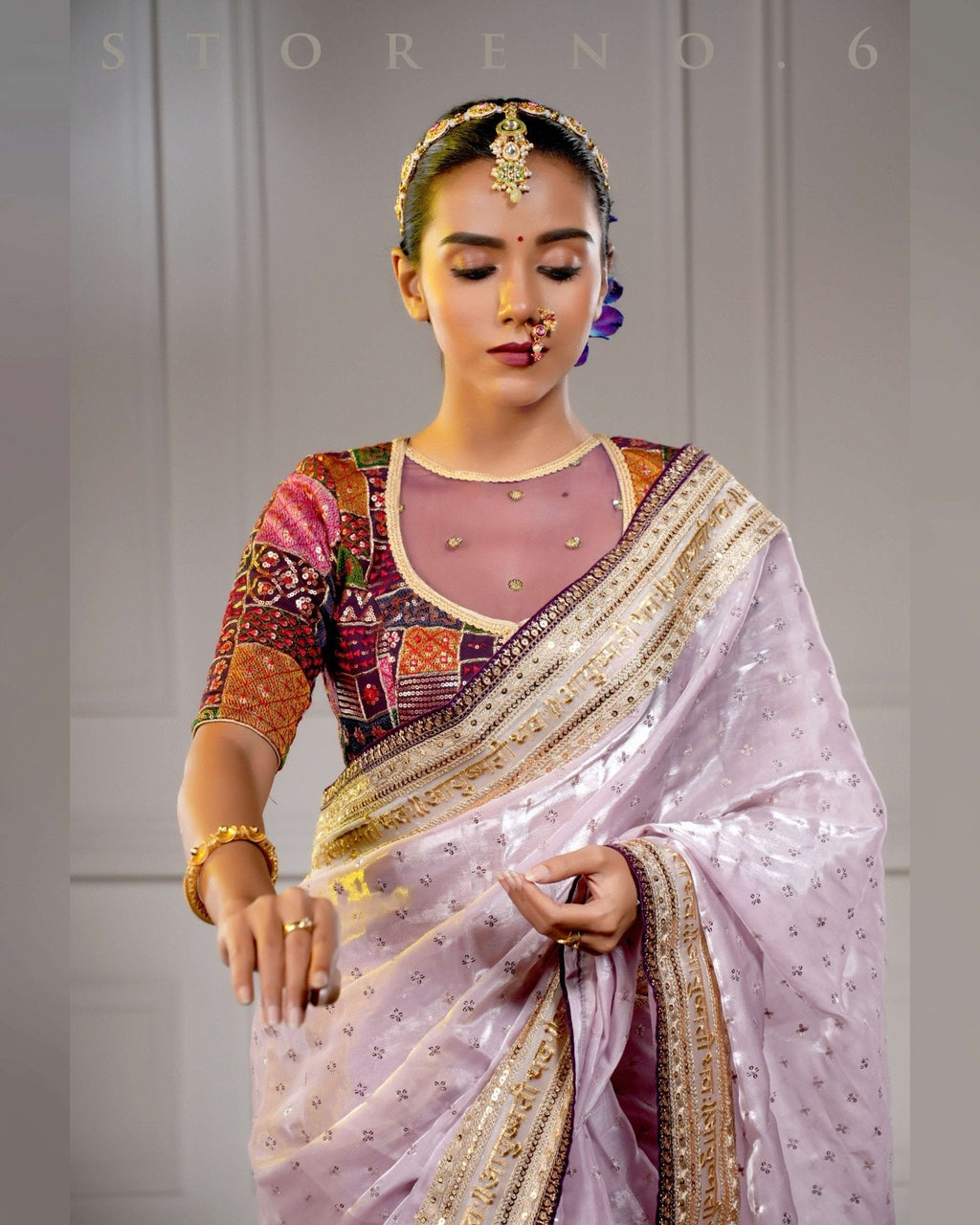 ROYAL BLUSH QUEEN SAREE