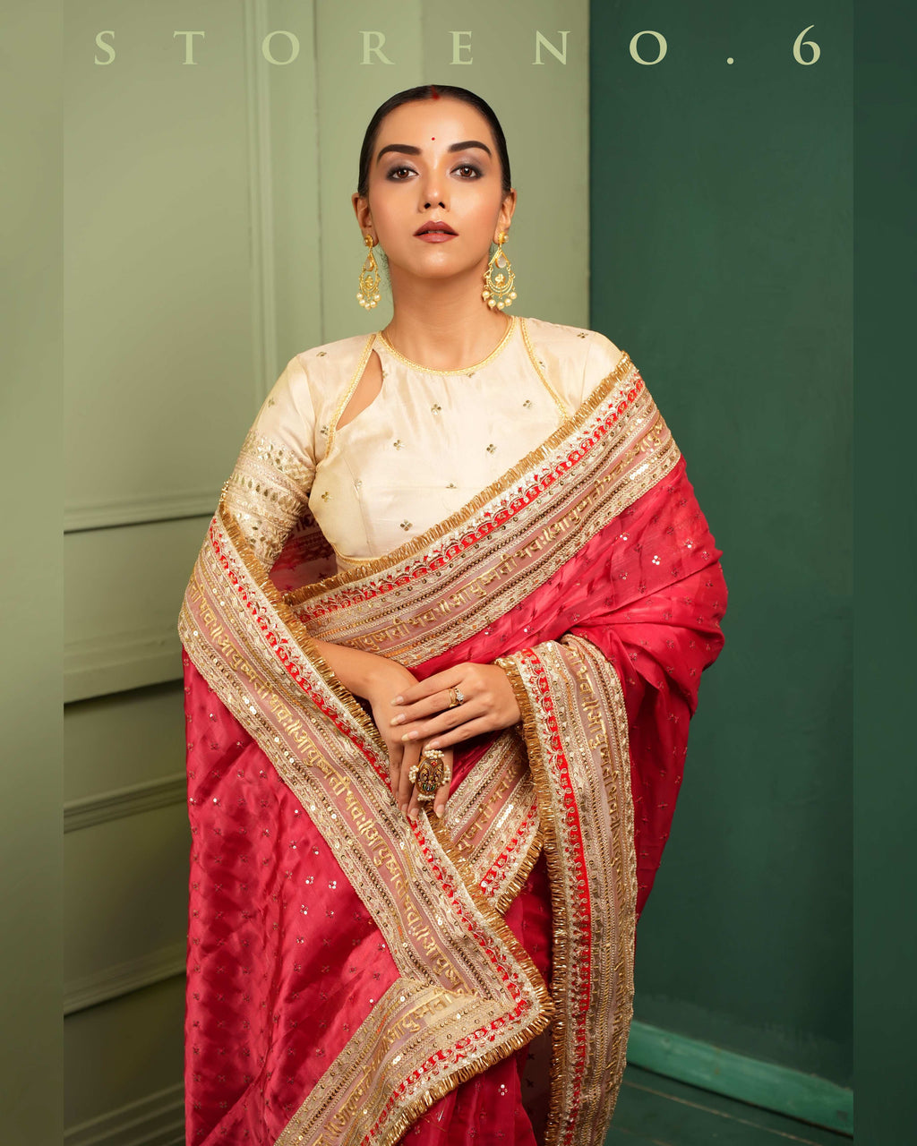 ROYAL RUBY QUEEN SAREE