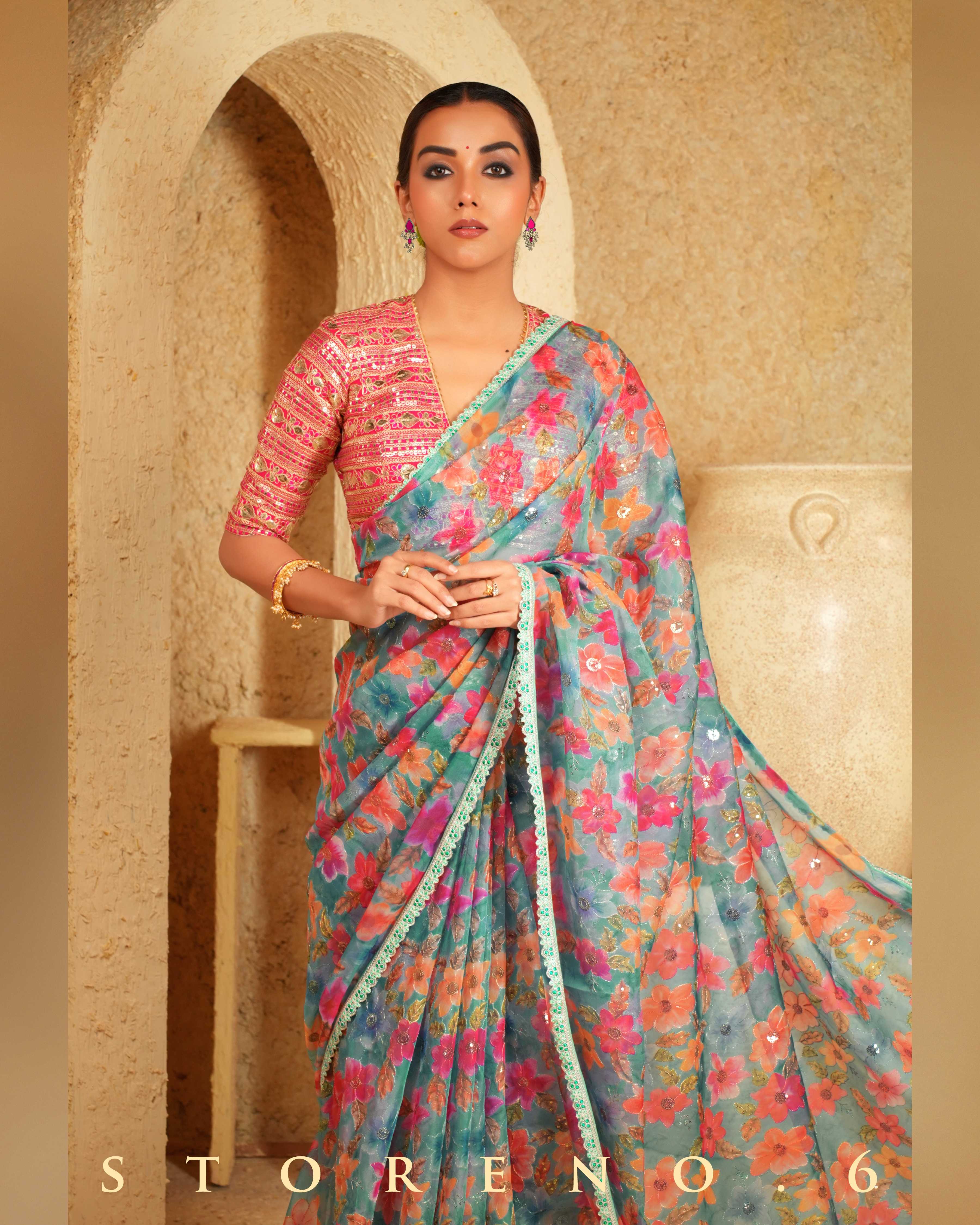 OCEAN ORCHARD SAREE