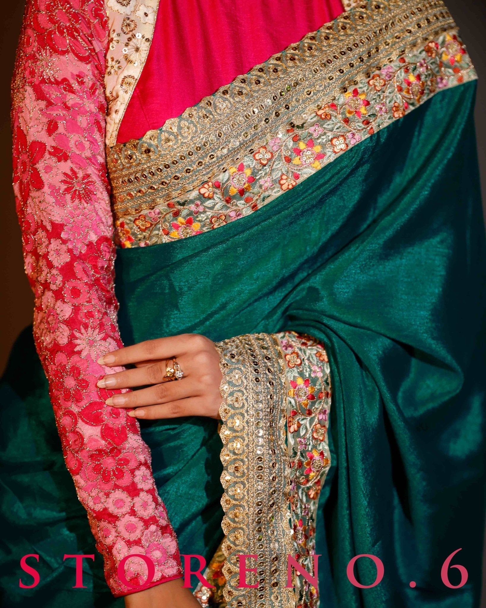 OFFSHORE OCEAN READY-TO-WEAR SAREE