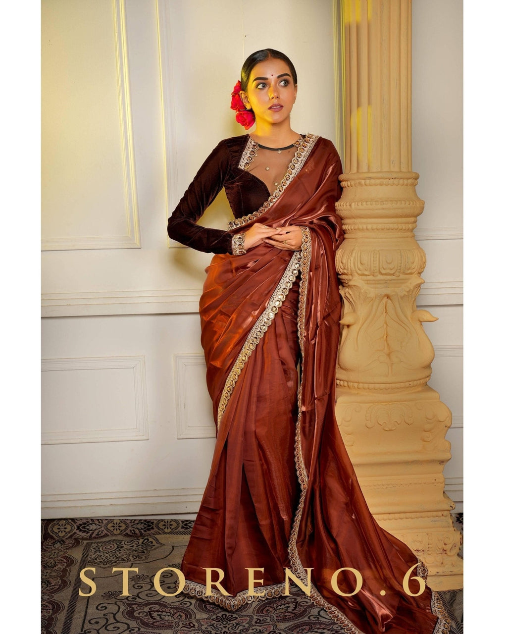 NOOR-E-BHURA SAREE