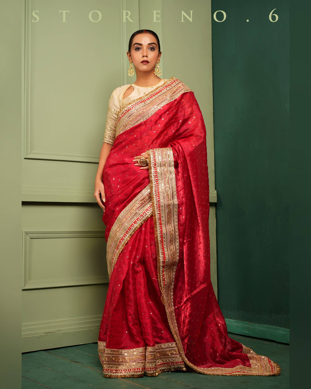 ROYAL RUBY QUEEN SAREE