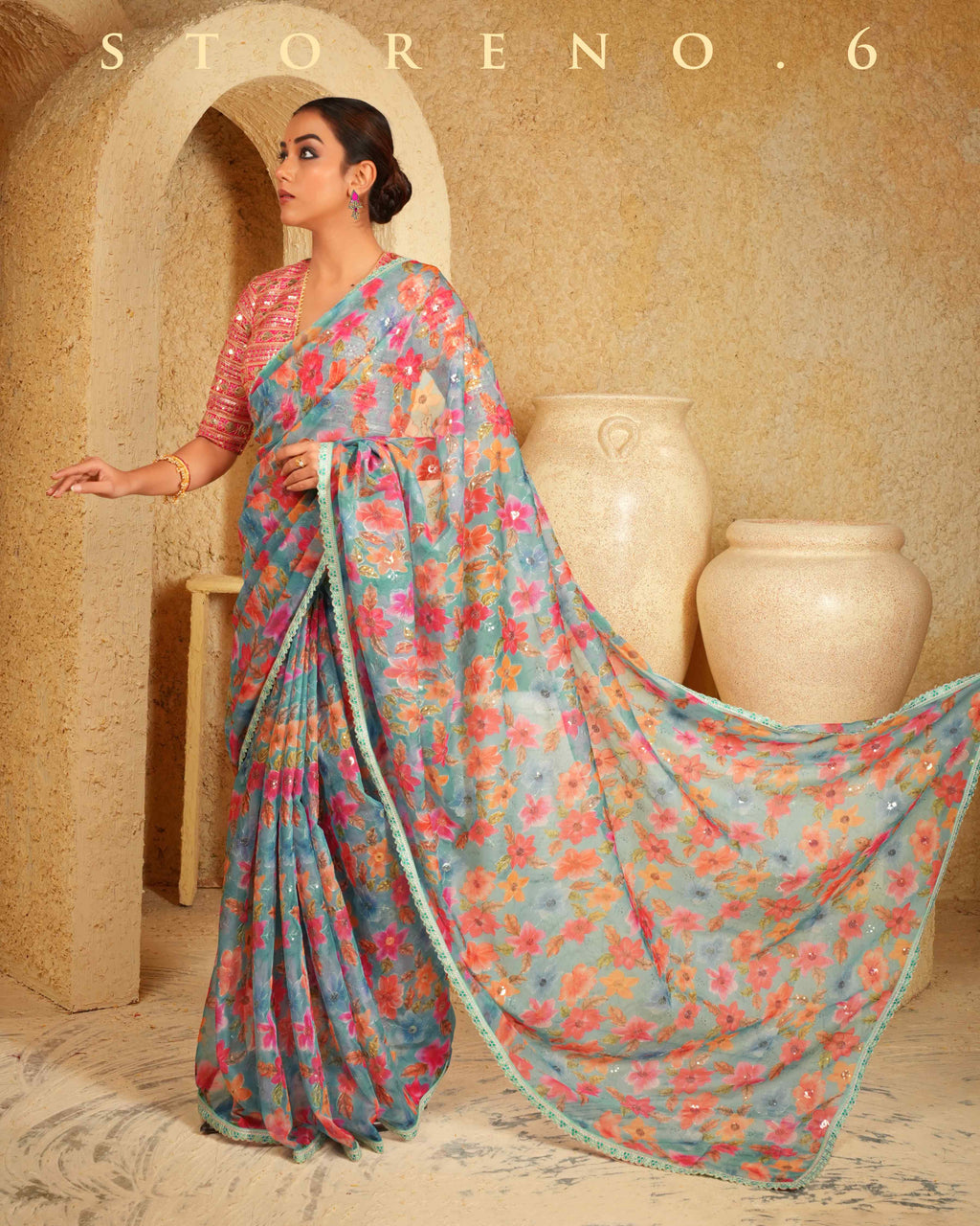 OCEAN ORCHARD SAREE