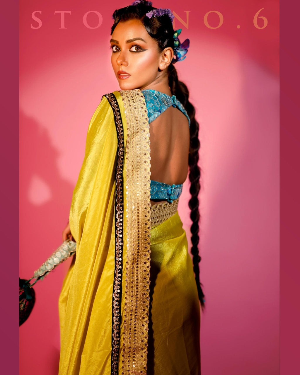 NEON NIRVANA READY-TO-WEAR SAREE