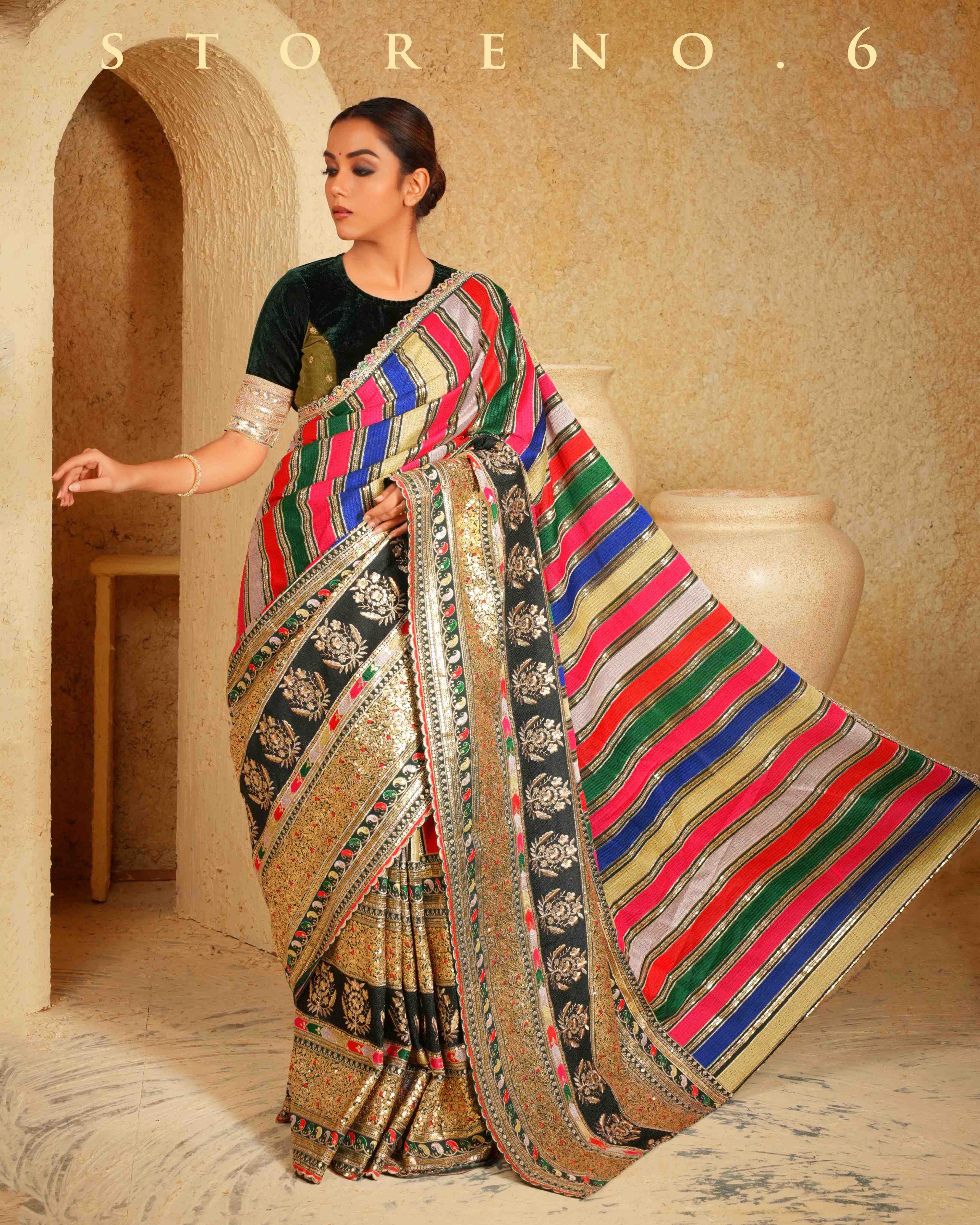 FANCY FOREST SAREE