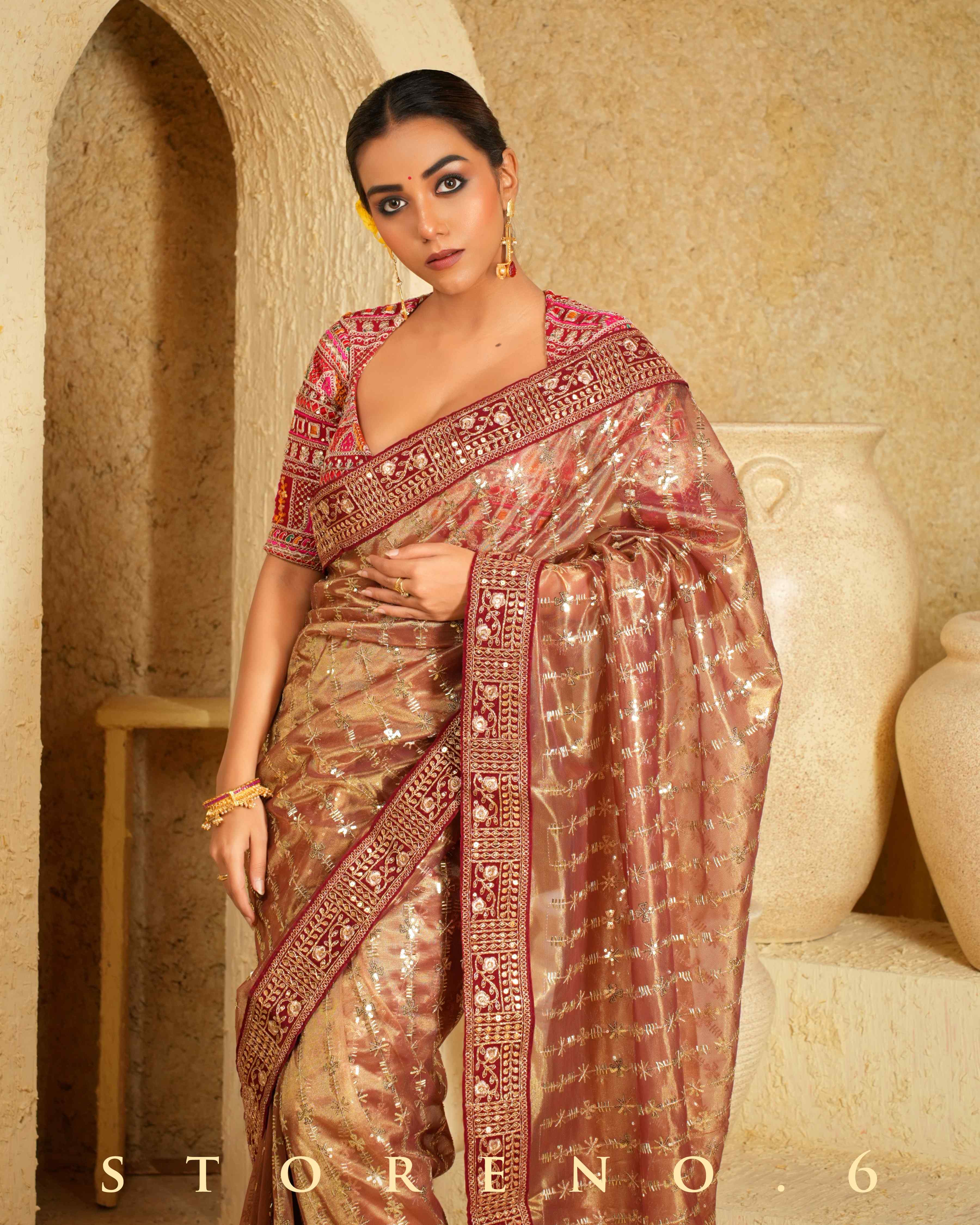 CINNAMON CHARM SAREE