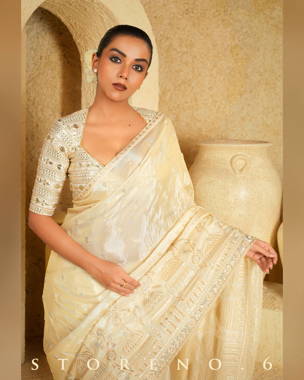 IVORY IDOL SAREE