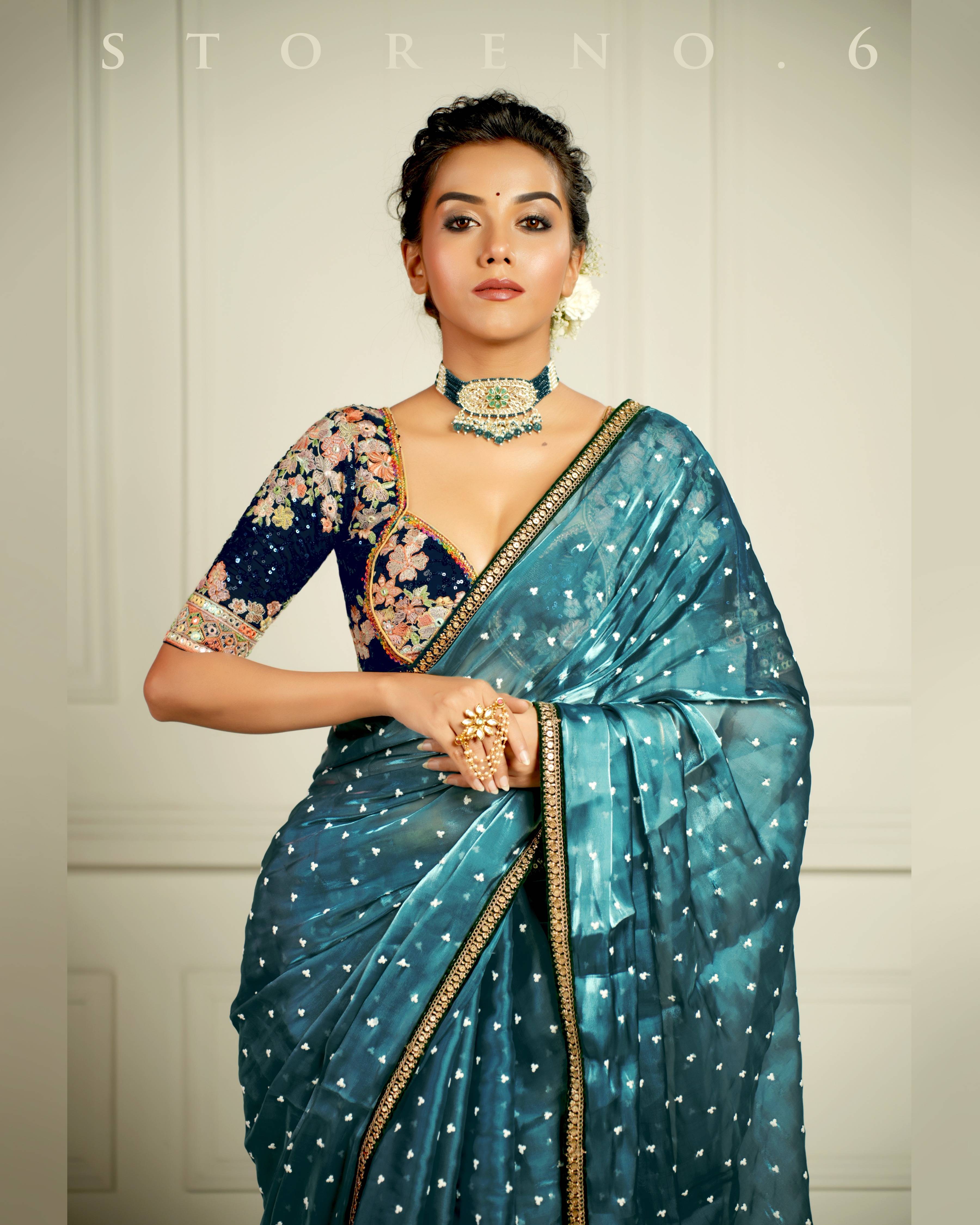 THE SAPPHIRE AFFAIR SAREE