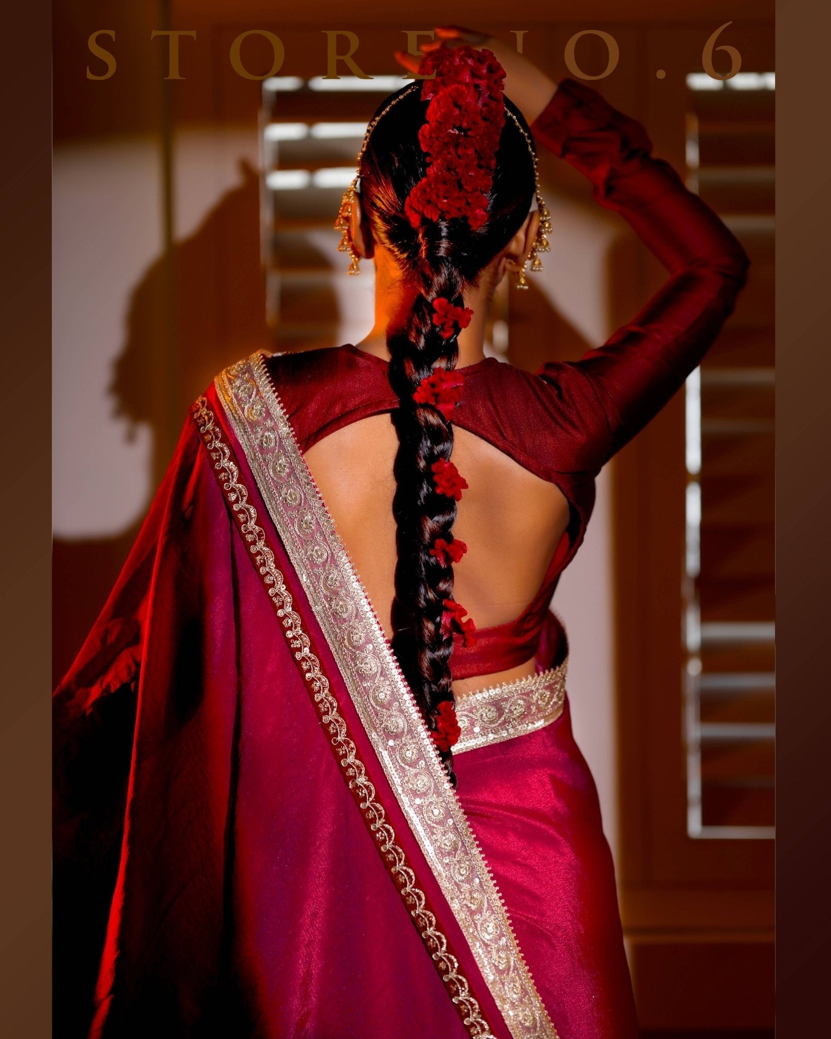 RAISIN ROMANCE READY-TO-WEAR SAREE