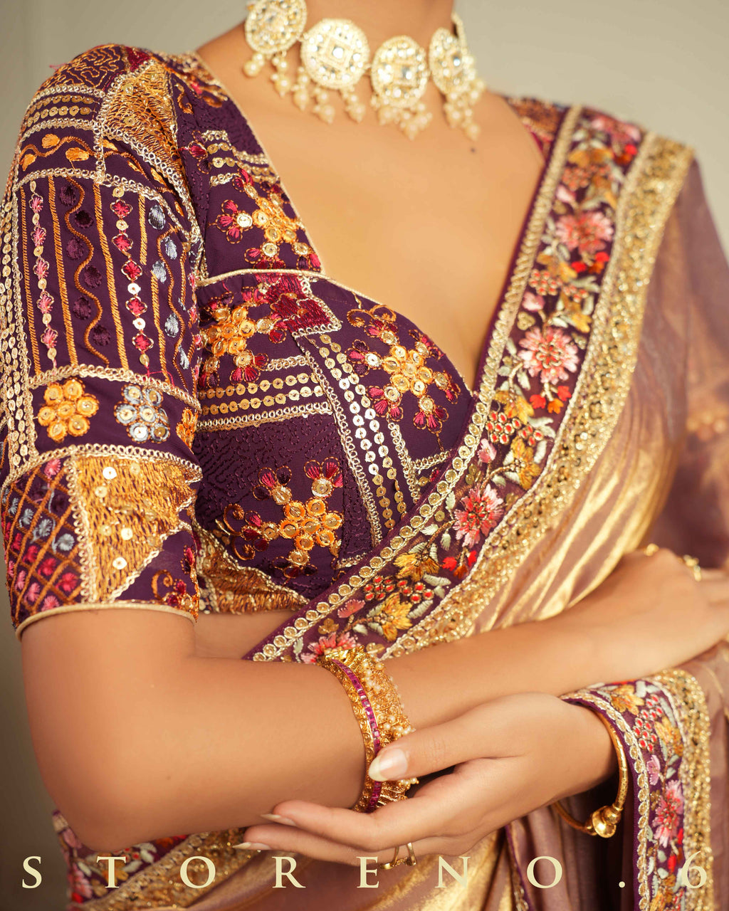 THE IMPERIAL TWILIGHT SHIMMER SAREE