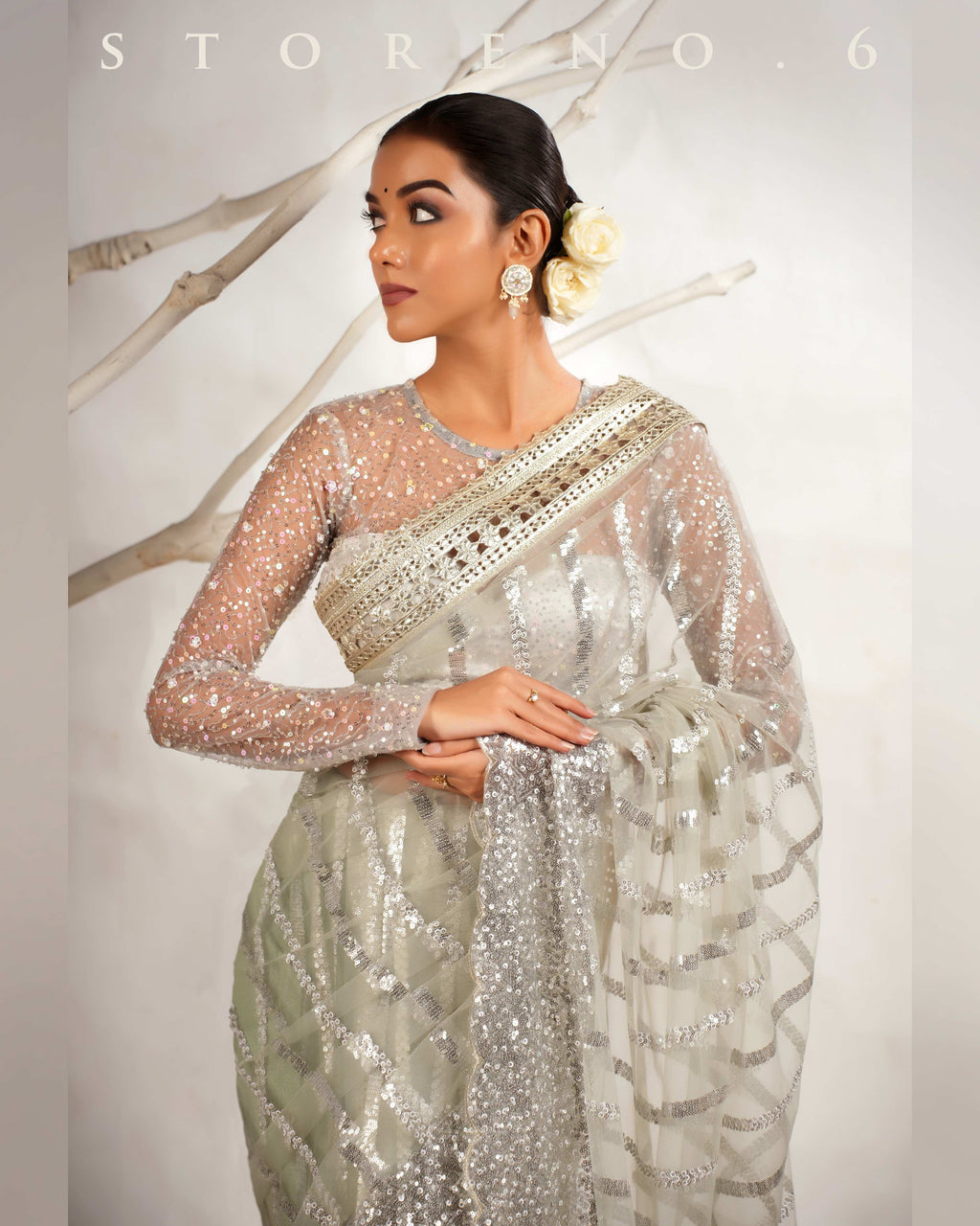 THE CLOUD CHIC SAREE