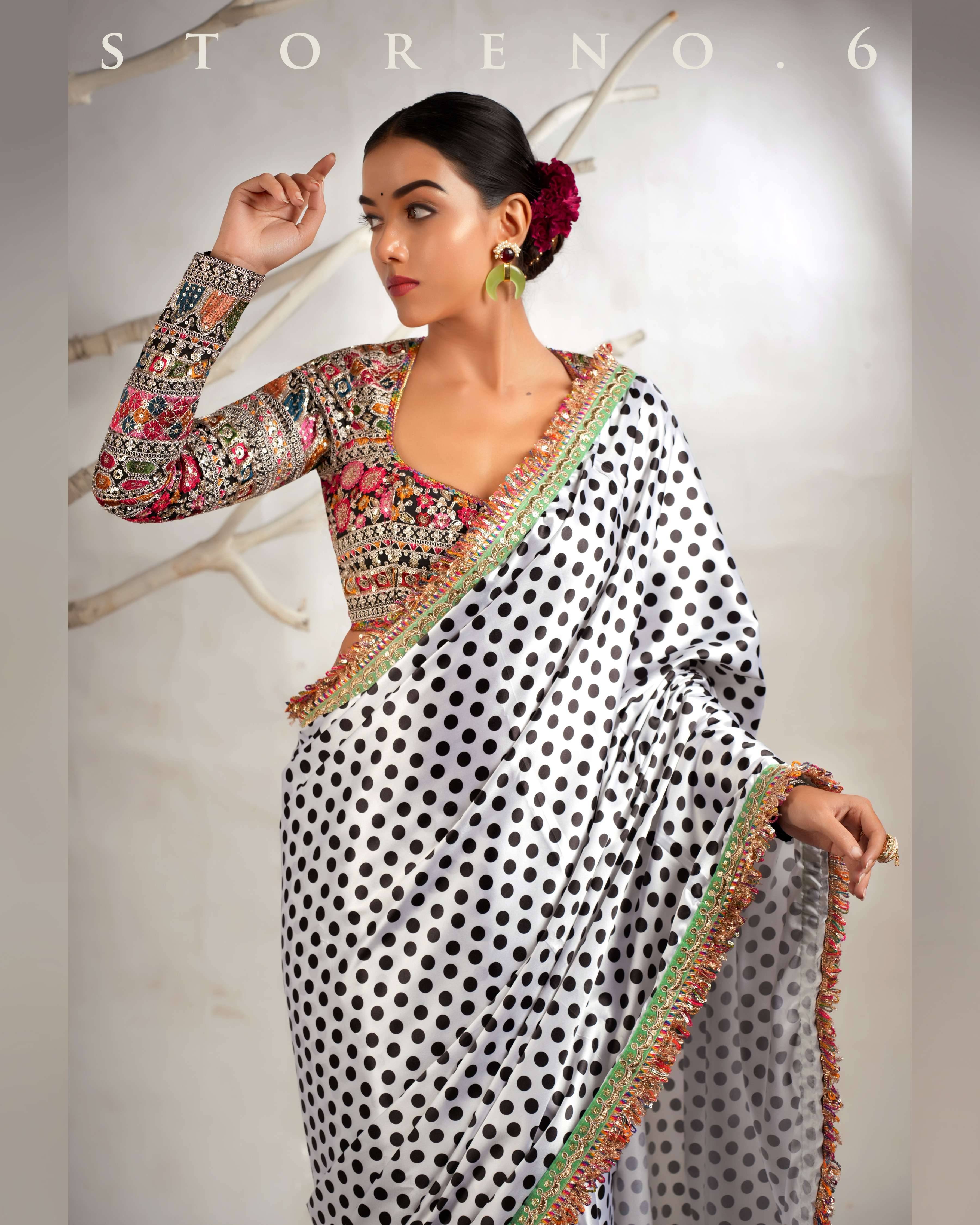 THE POLKA PASSION SAREE