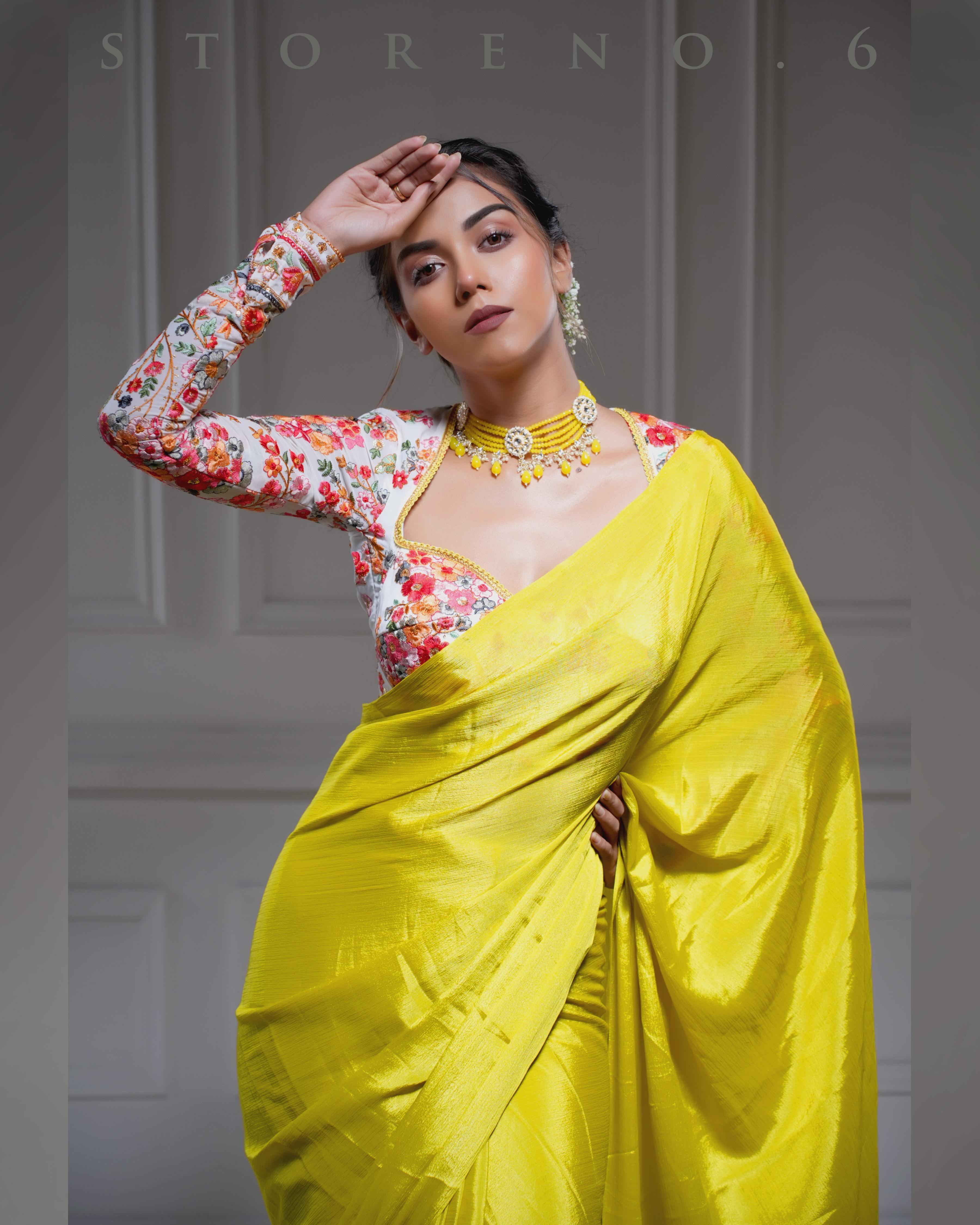 NEON NIRVANA SAREE