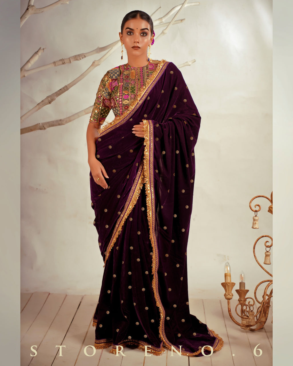 THE WINE WONDER SAREE