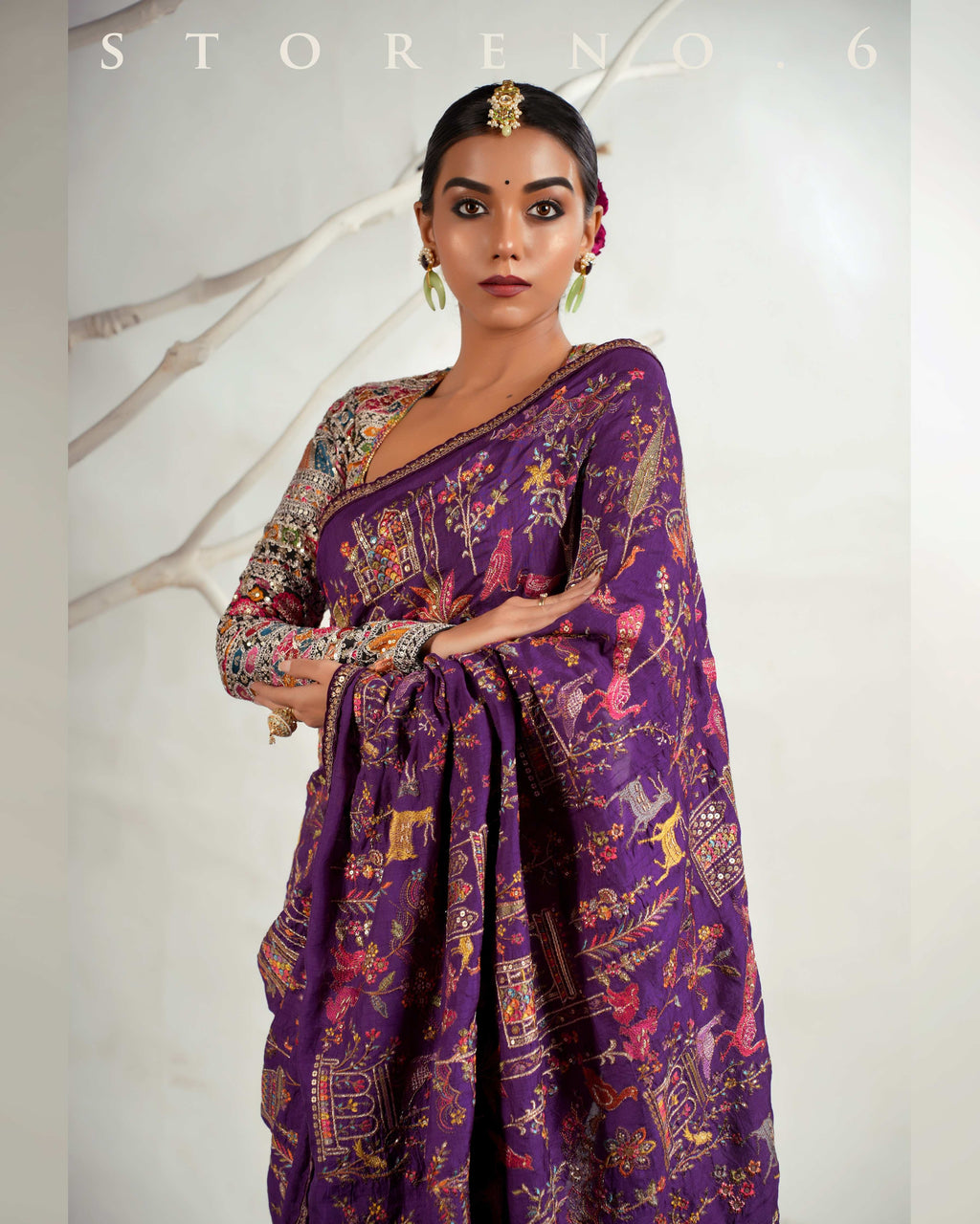 THE 6TH CENTURY CLASSIC CHROMA SAREE