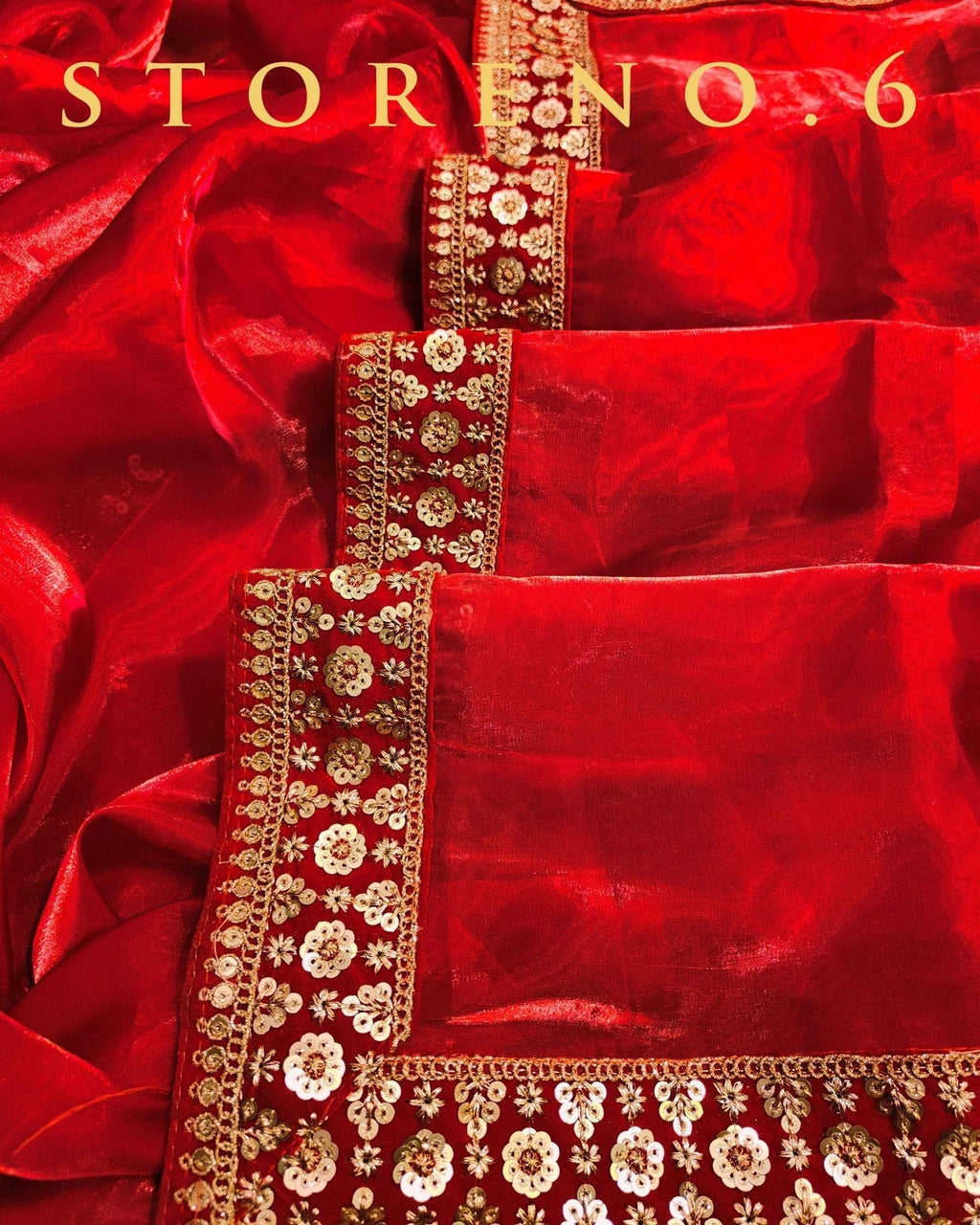 IMPERIAL NOOR-E-SURKH SAREE