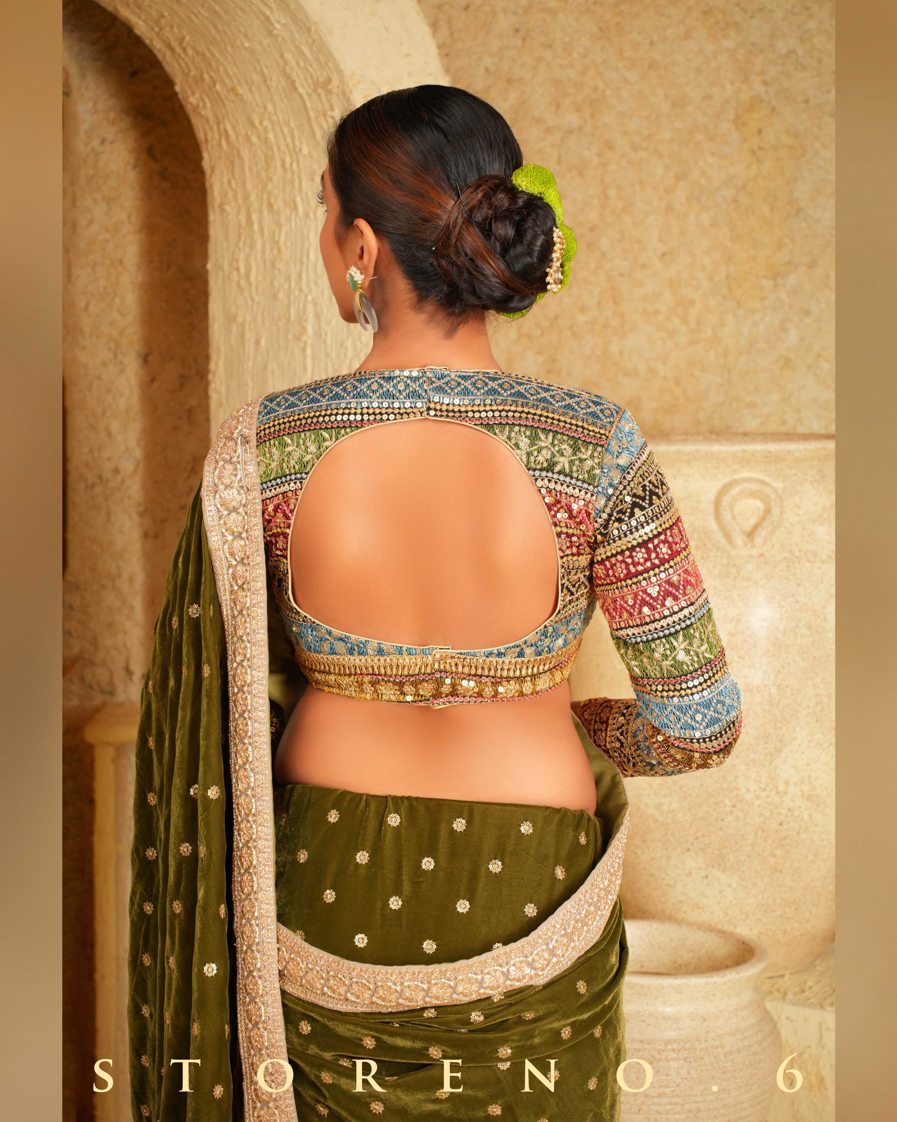 MUSICAL MEADOW SAREE