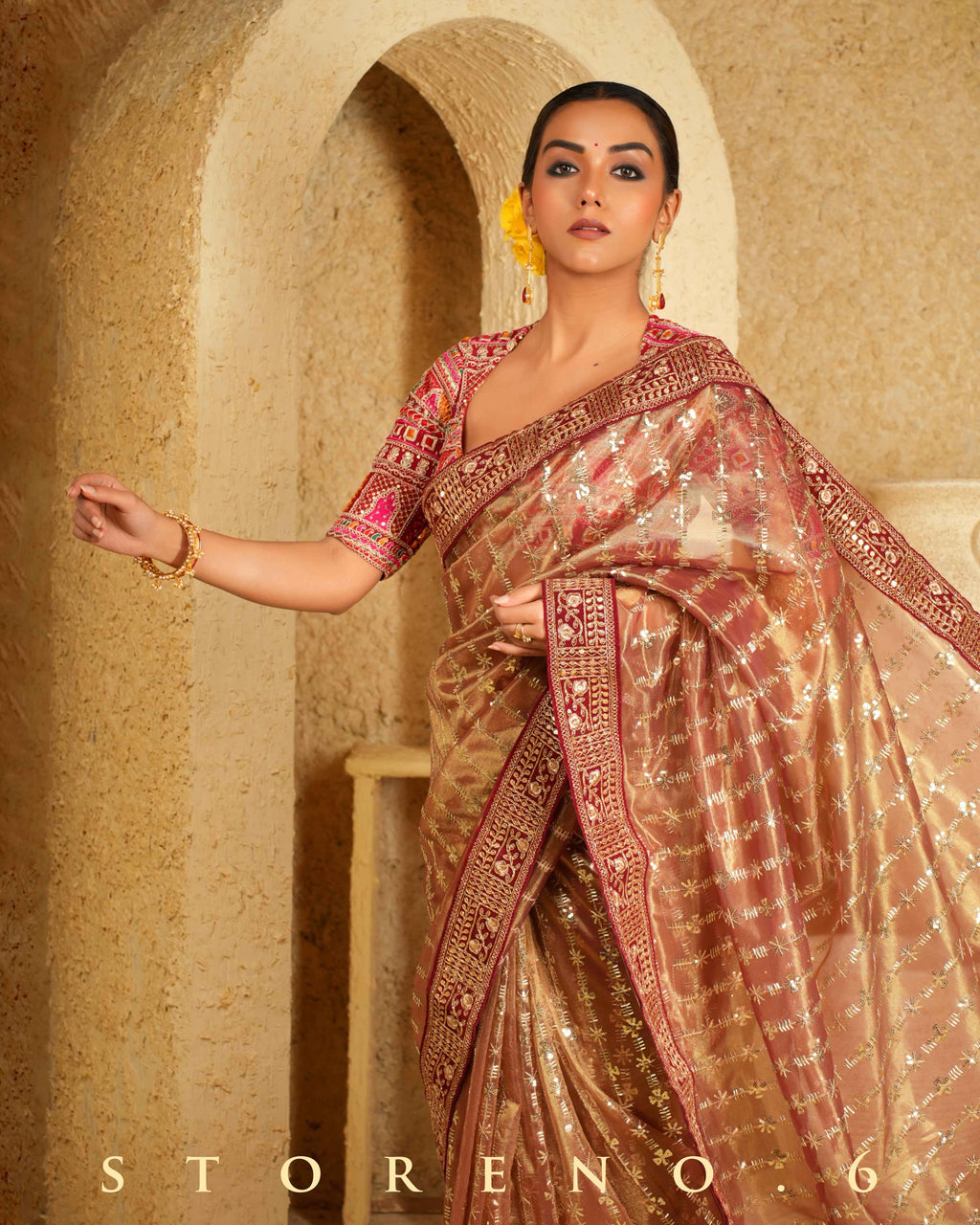 CINNAMON CHARM SAREE