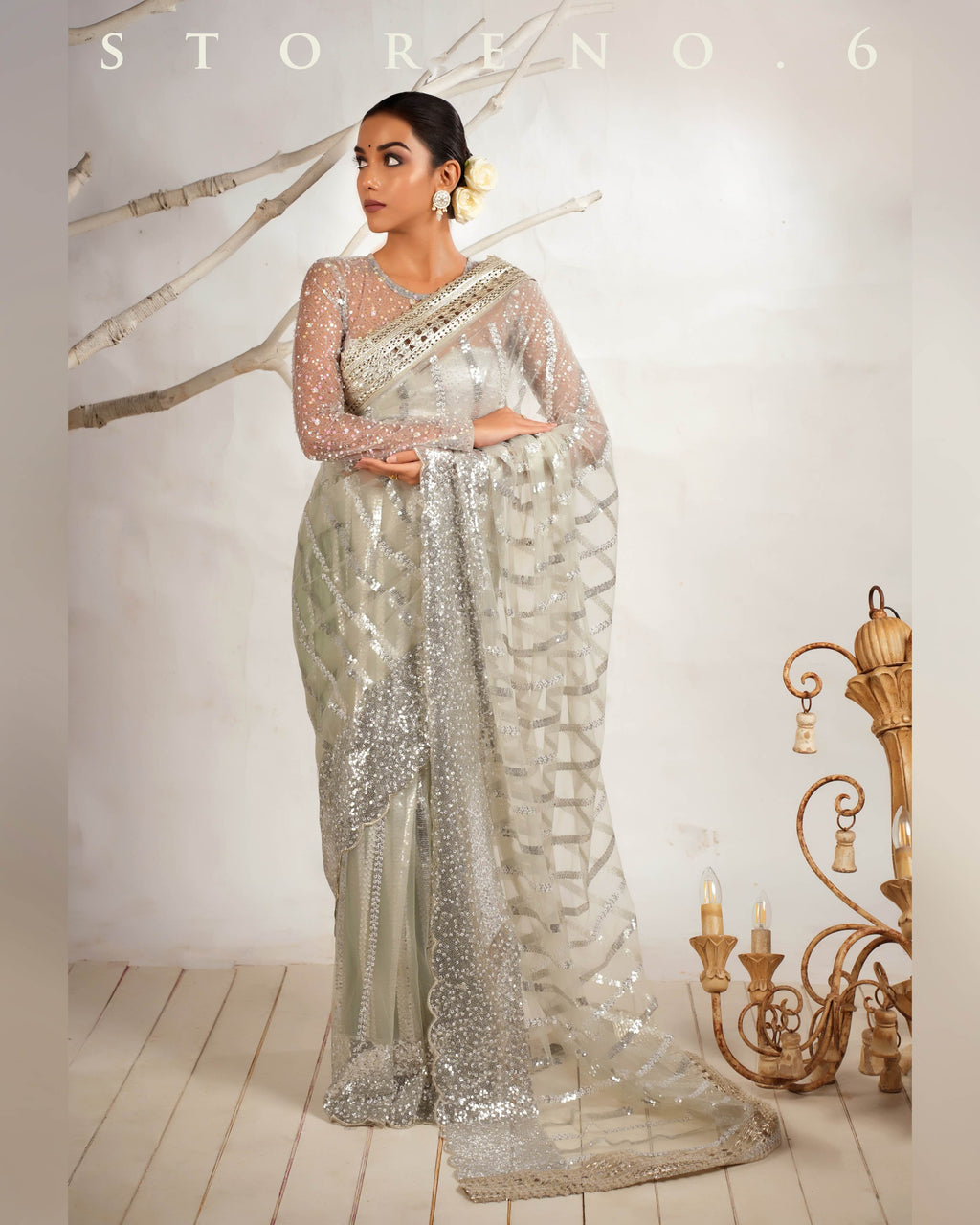 THE CLOUD CHIC SAREE