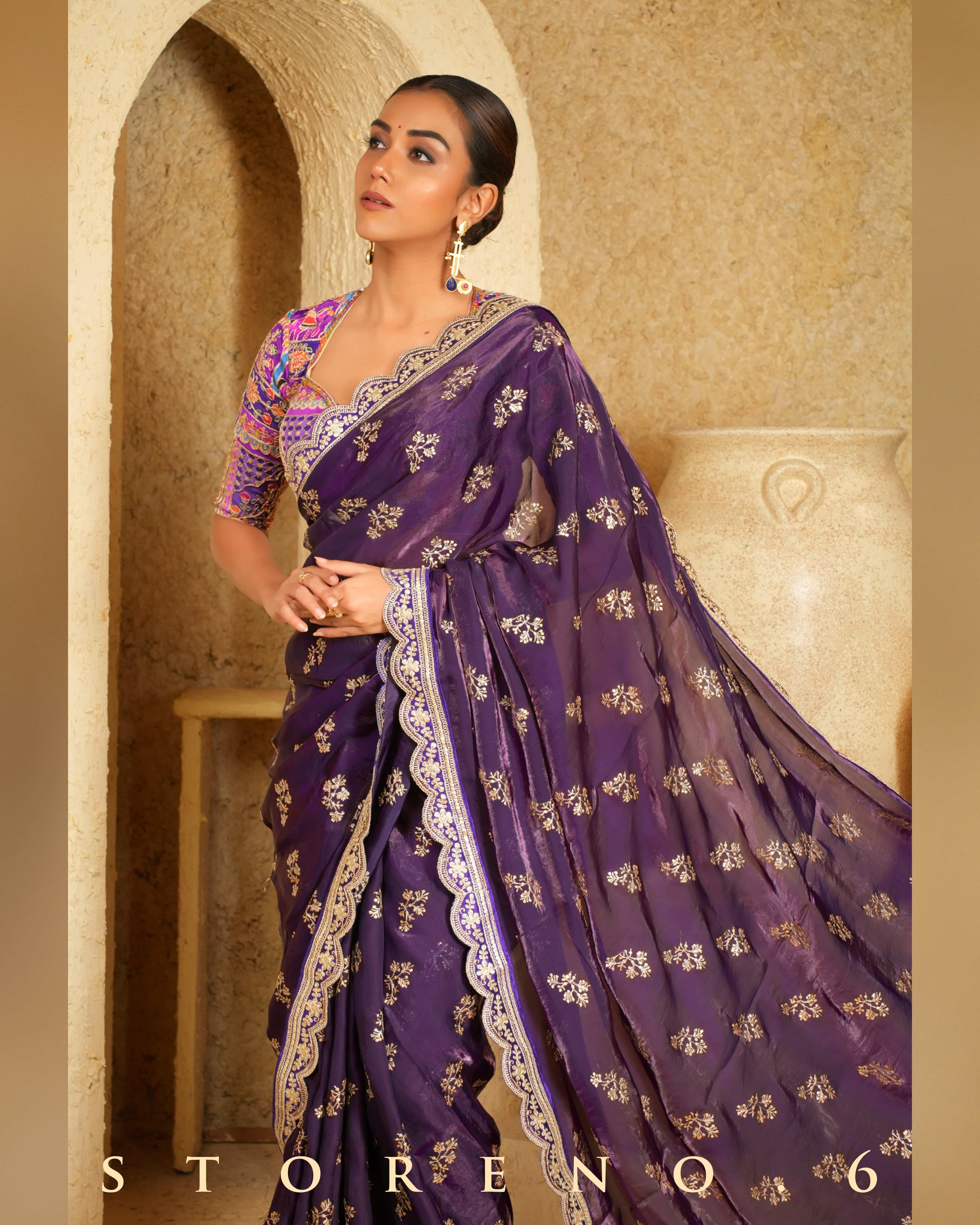 PLUM PRODIGY SAREE