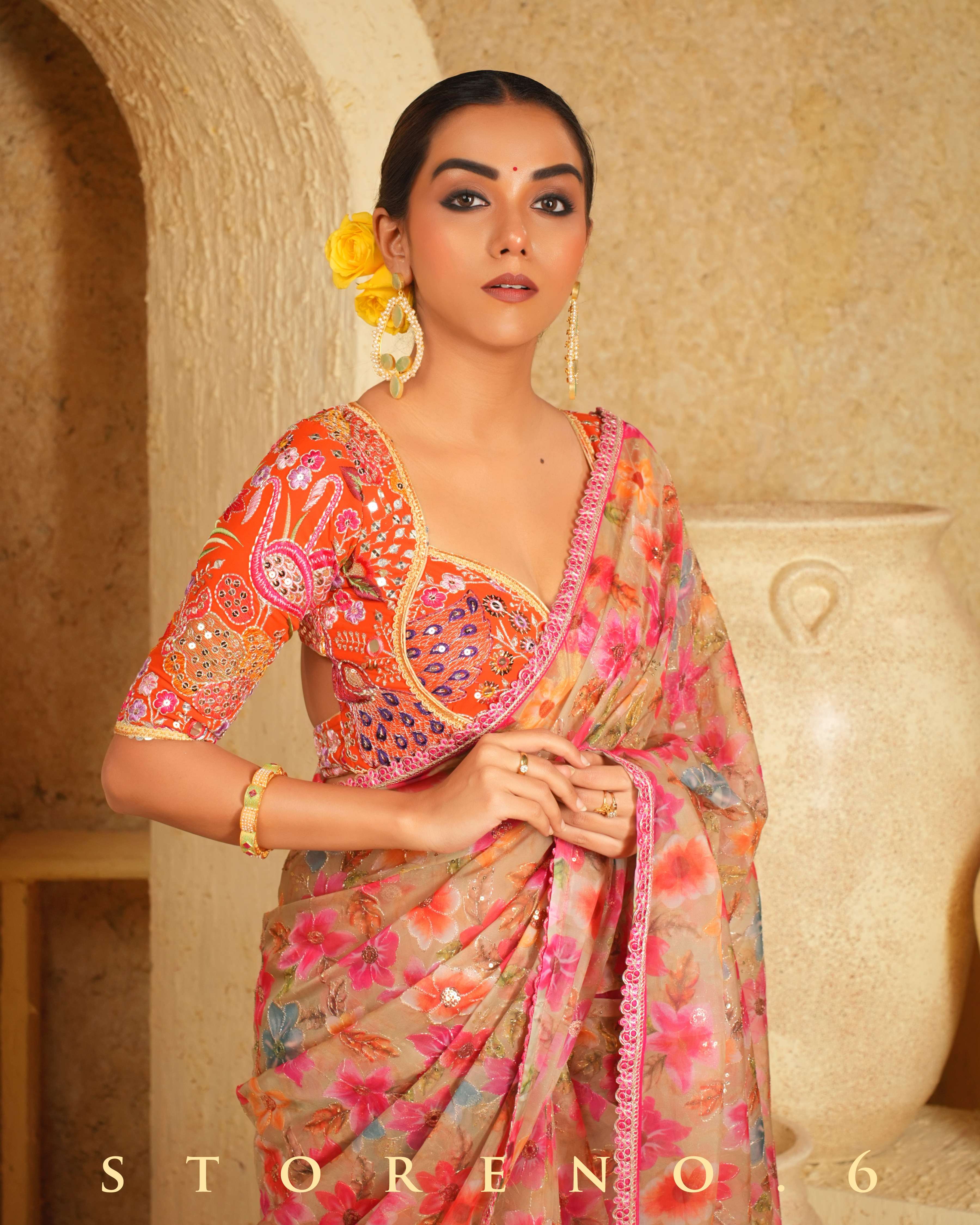 SPIRIT SEAFOAM SAREE