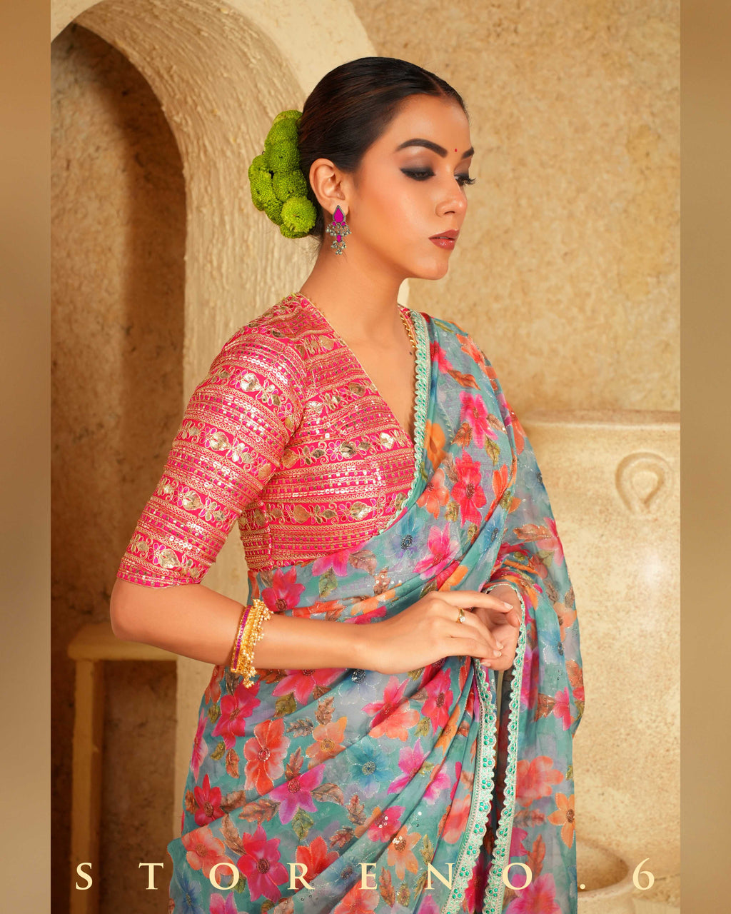 OCEAN ORCHARD SAREE