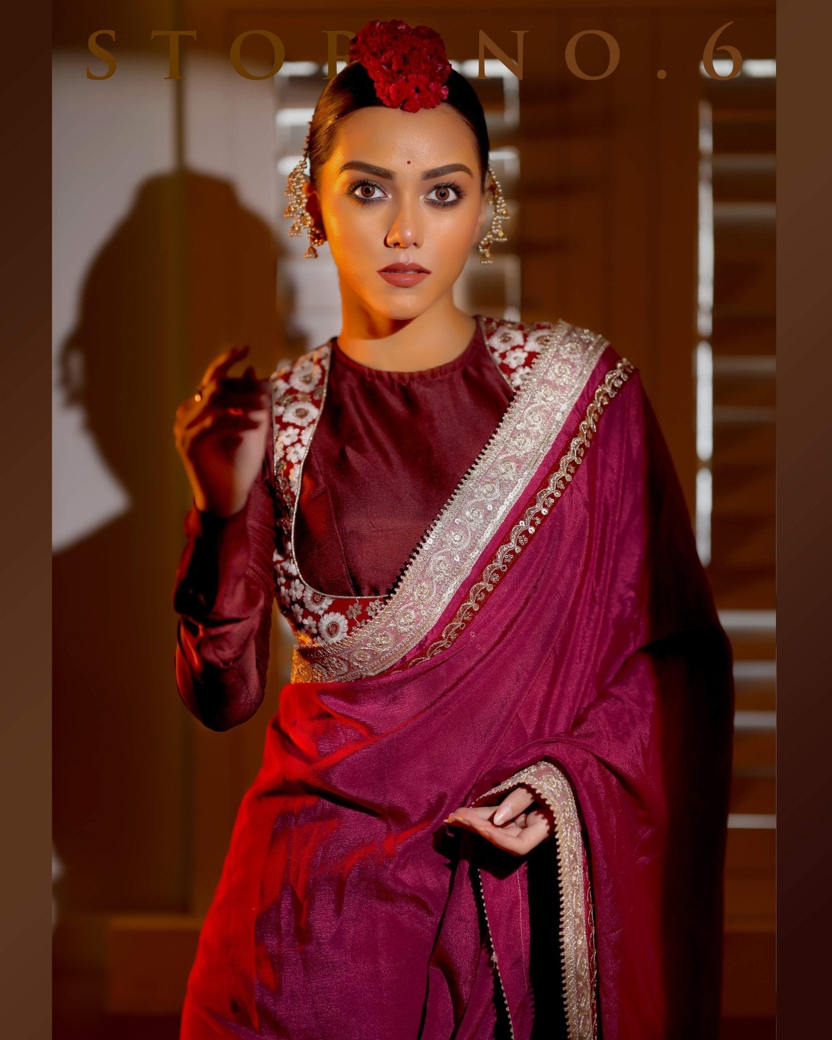 RAISIN ROMANCE READY-TO-WEAR SAREE