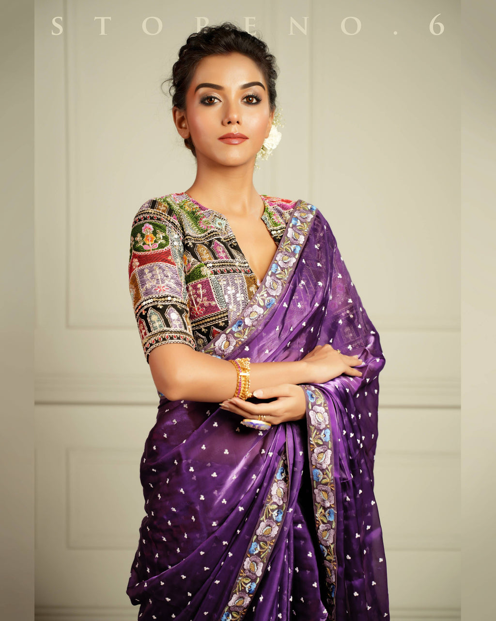 THE AMETHYST AFFAIR SAREE