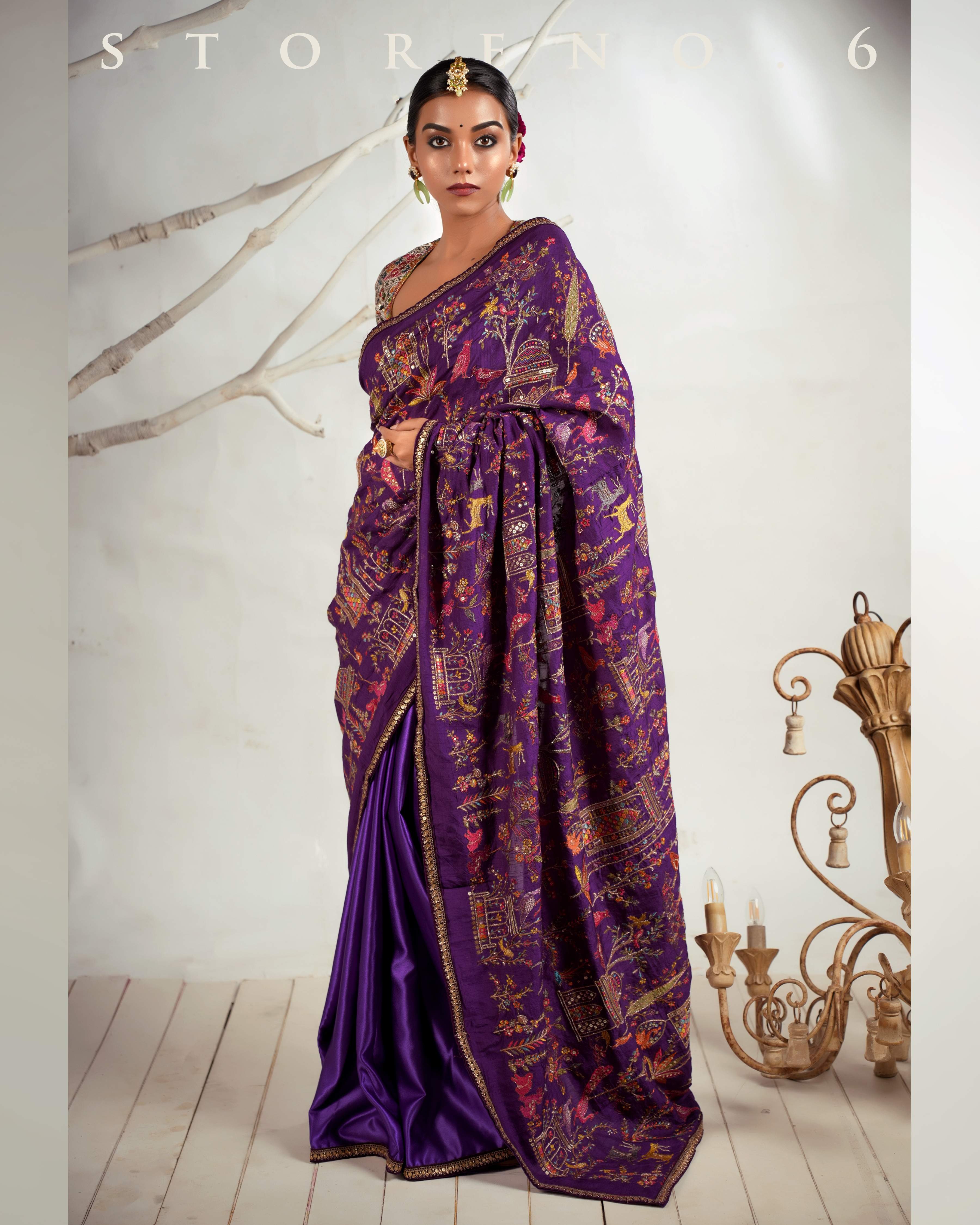 THE 6TH CENTURY CLASSIC CHROMA SAREE