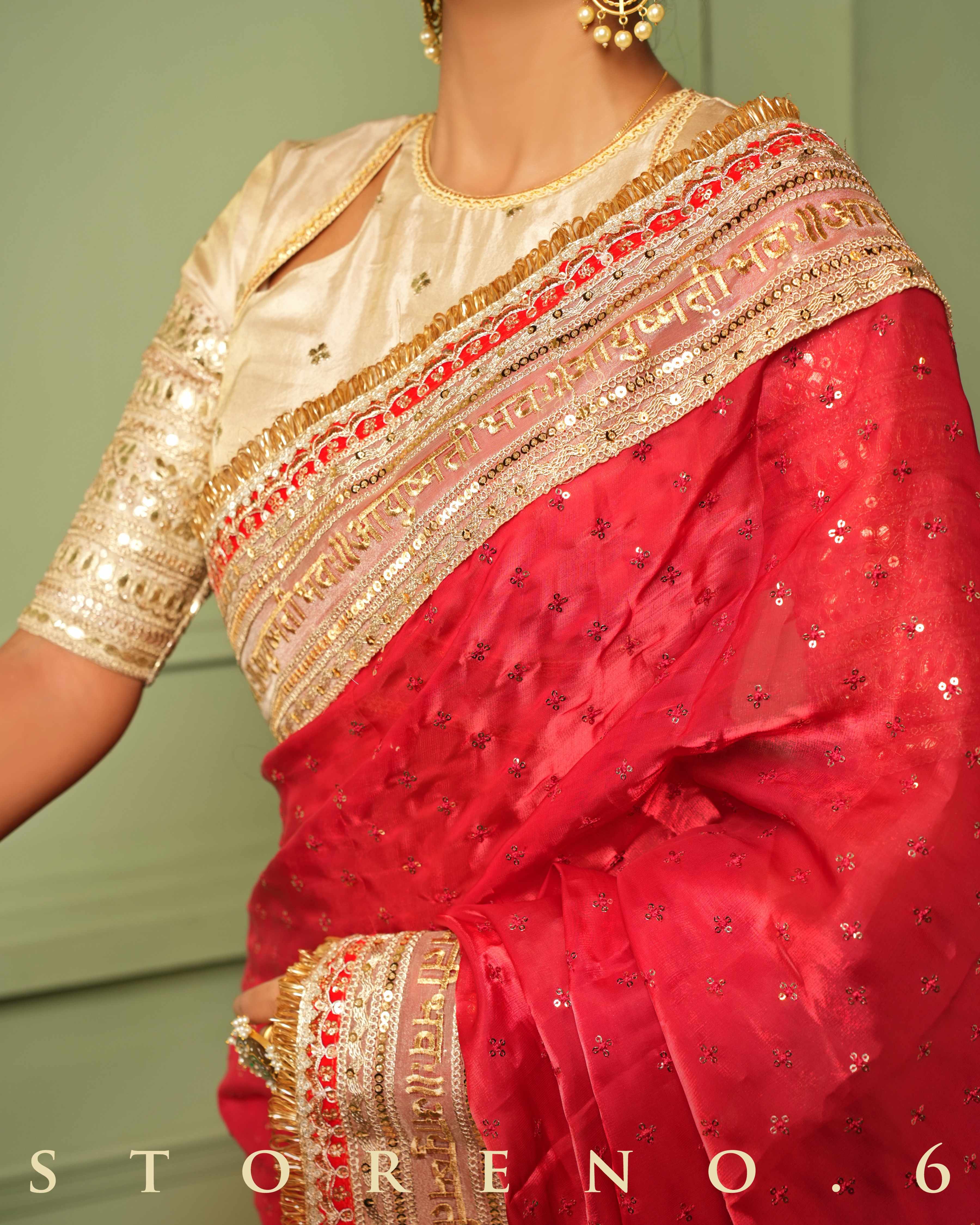 ROYAL RUBY QUEEN SAREE