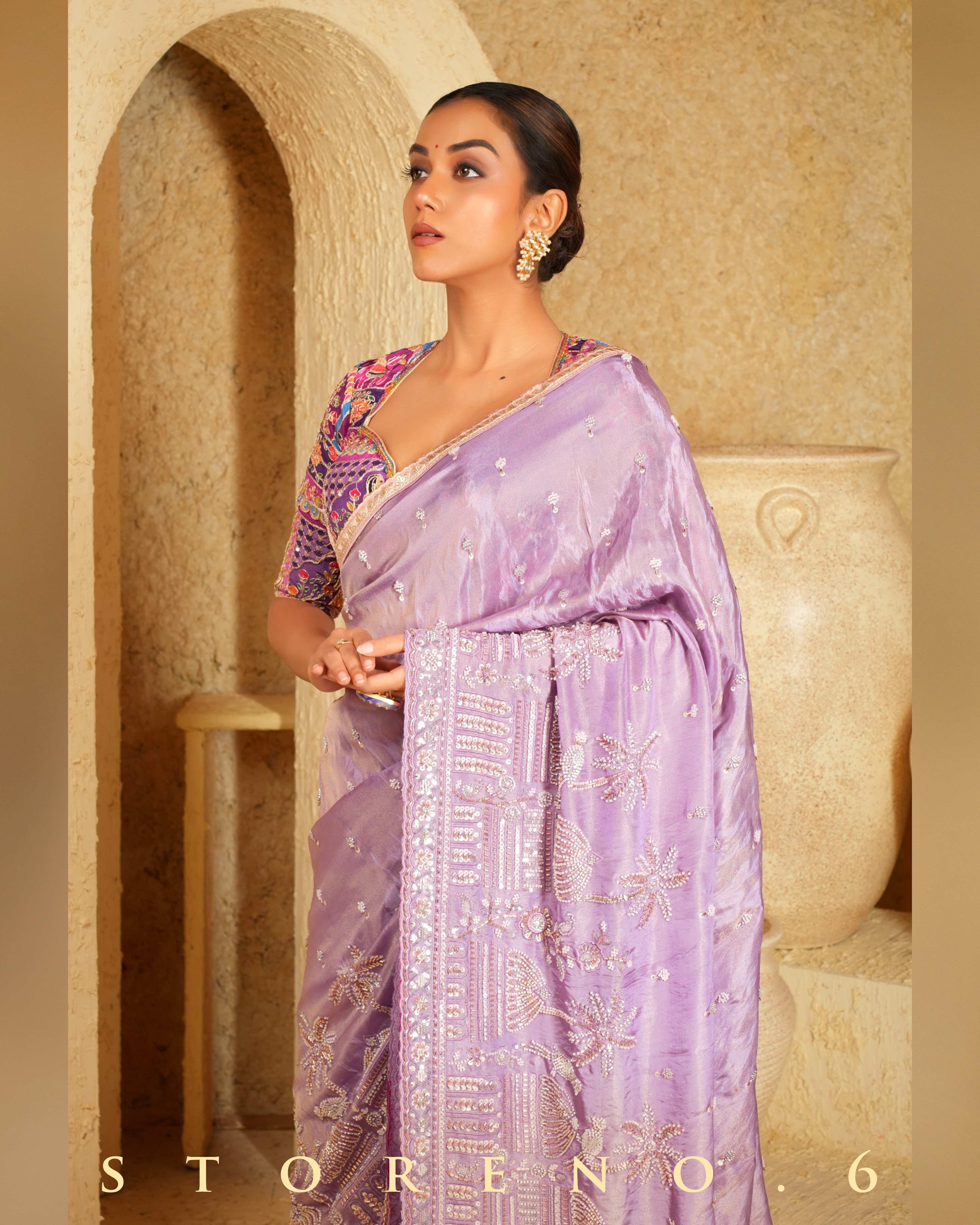 VIOLET VOGUE SAREE