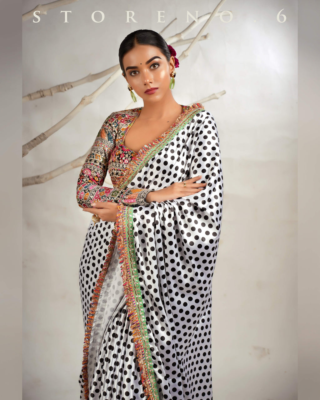 THE POLKA PASSION SAREE
