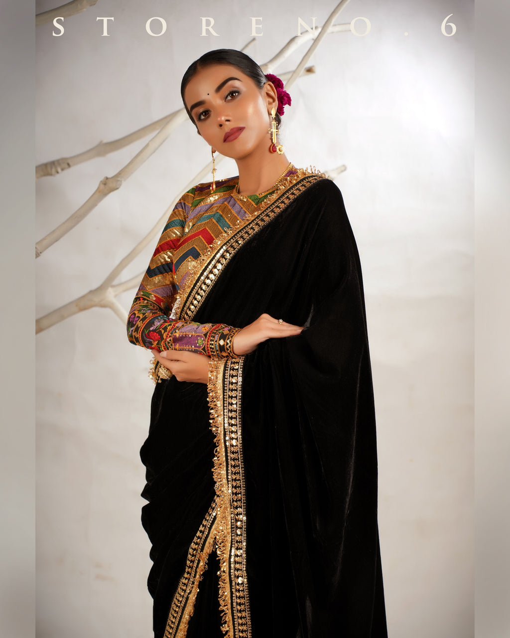 THE DARK DARLING SAREE