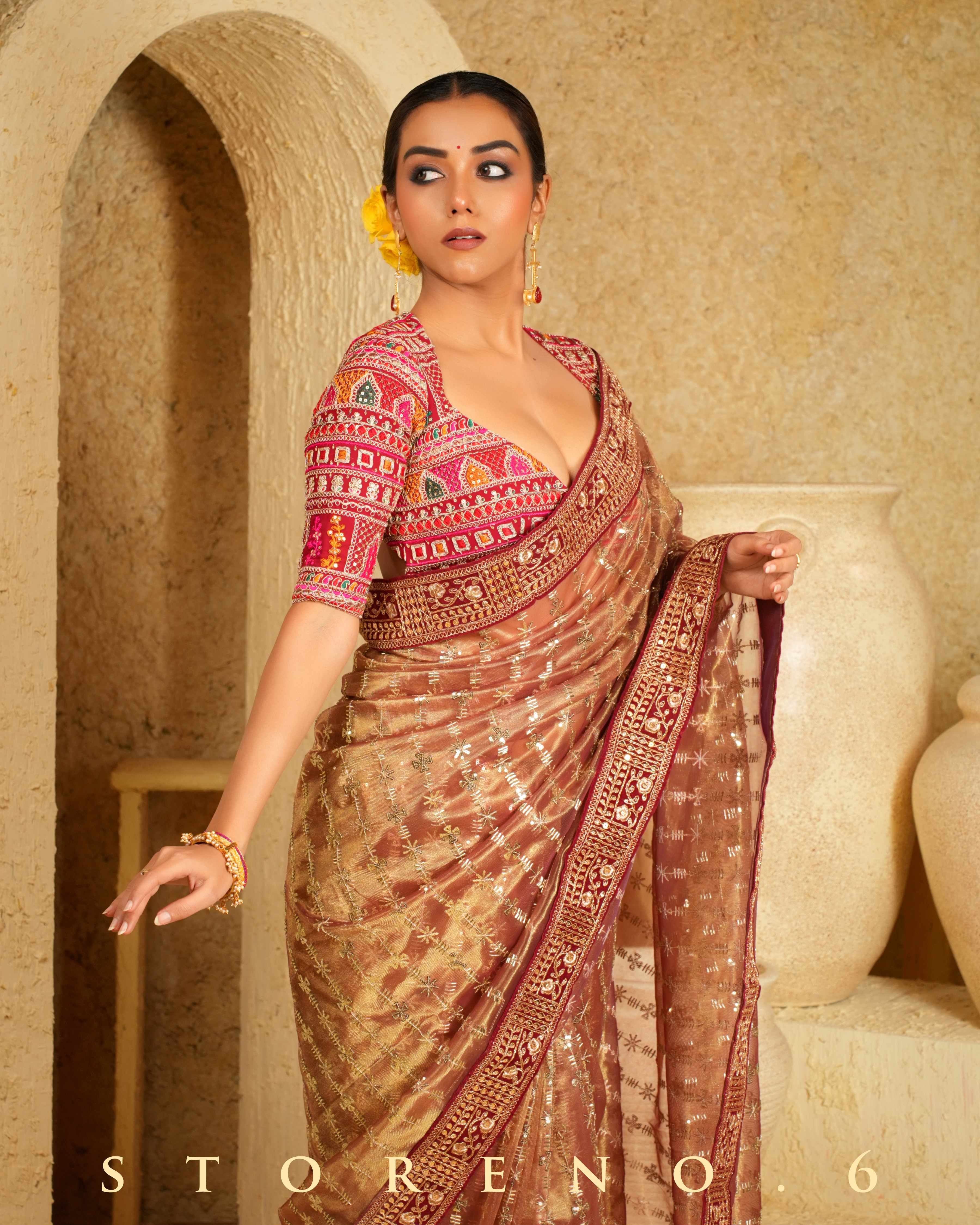 CINNAMON CHARM SAREE