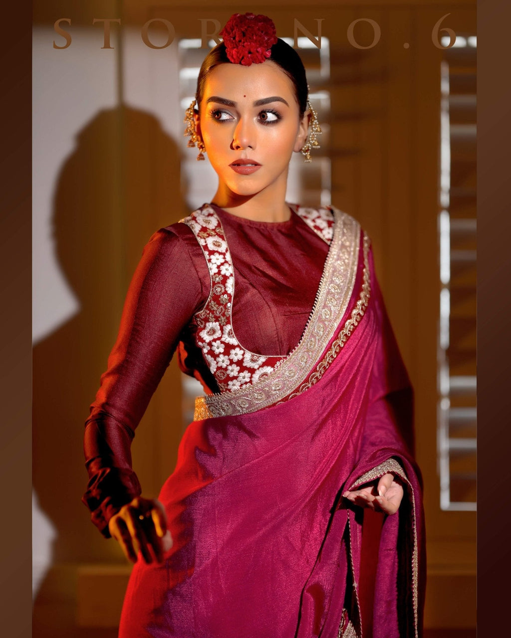 RAISIN ROMANCE READY-TO-WEAR SAREE