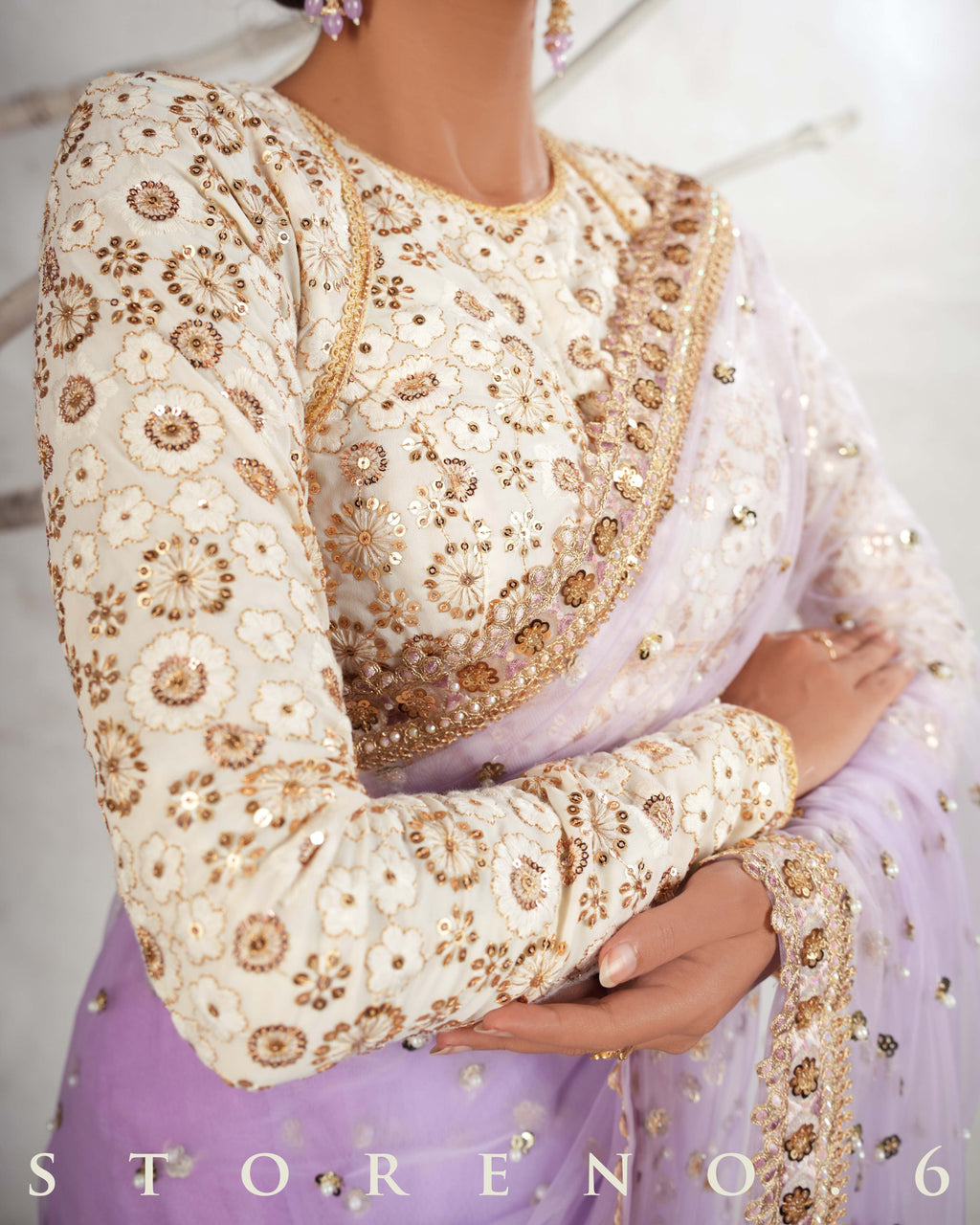 THE LILAC LUXURY SAREE