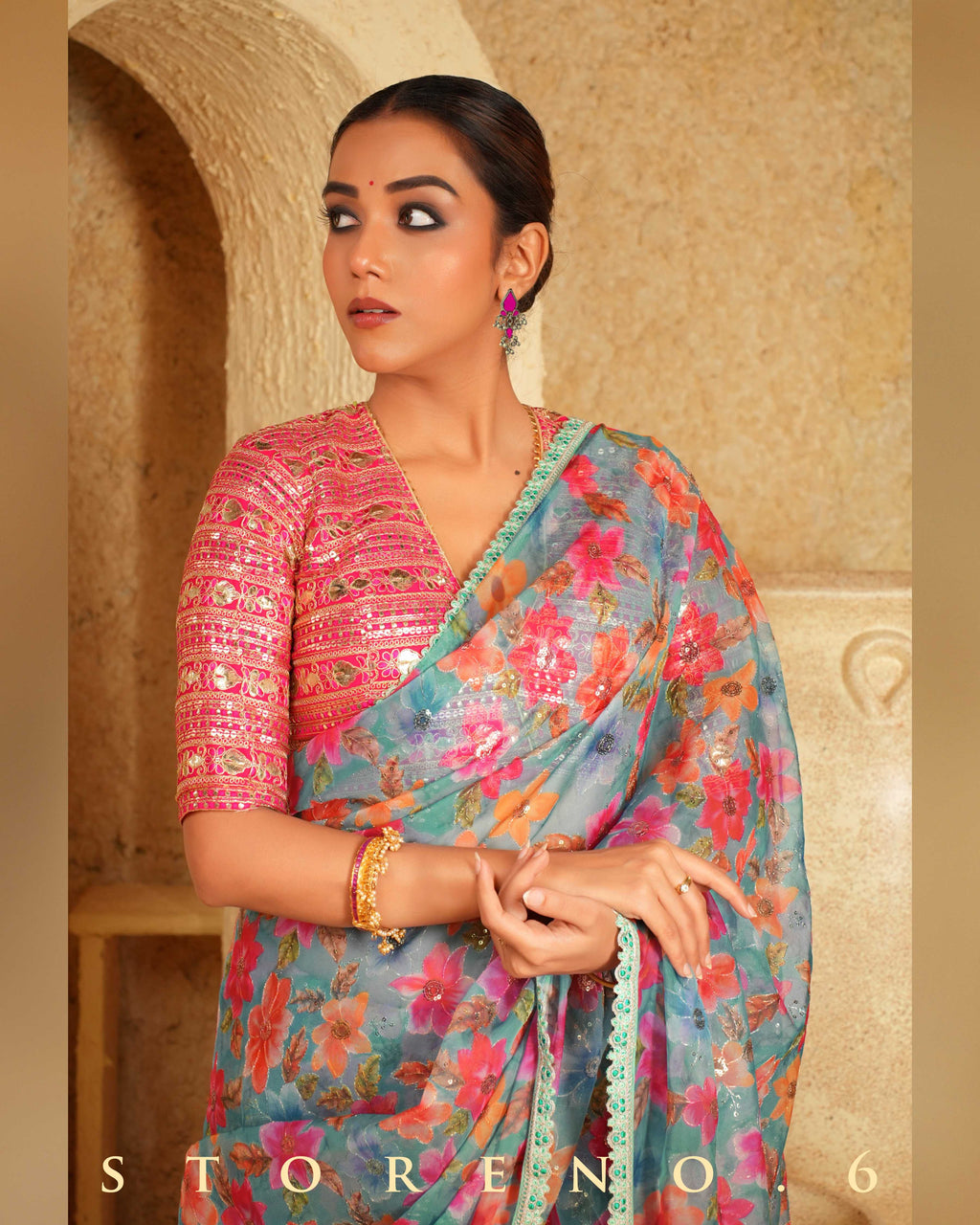 OCEAN ORCHARD SAREE