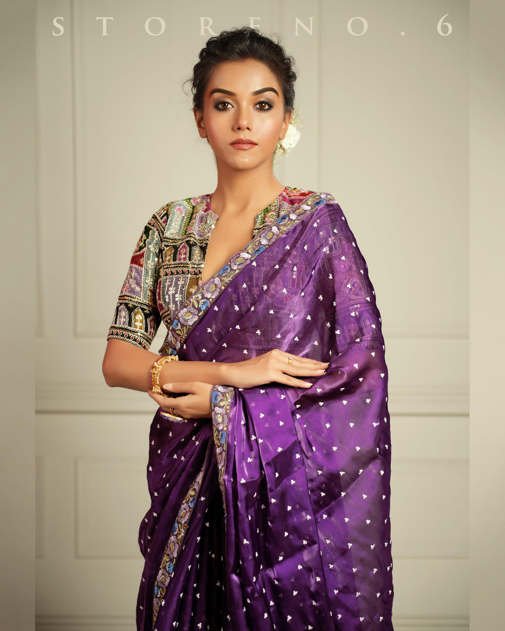 THE AMETHYST AFFAIR SAREE