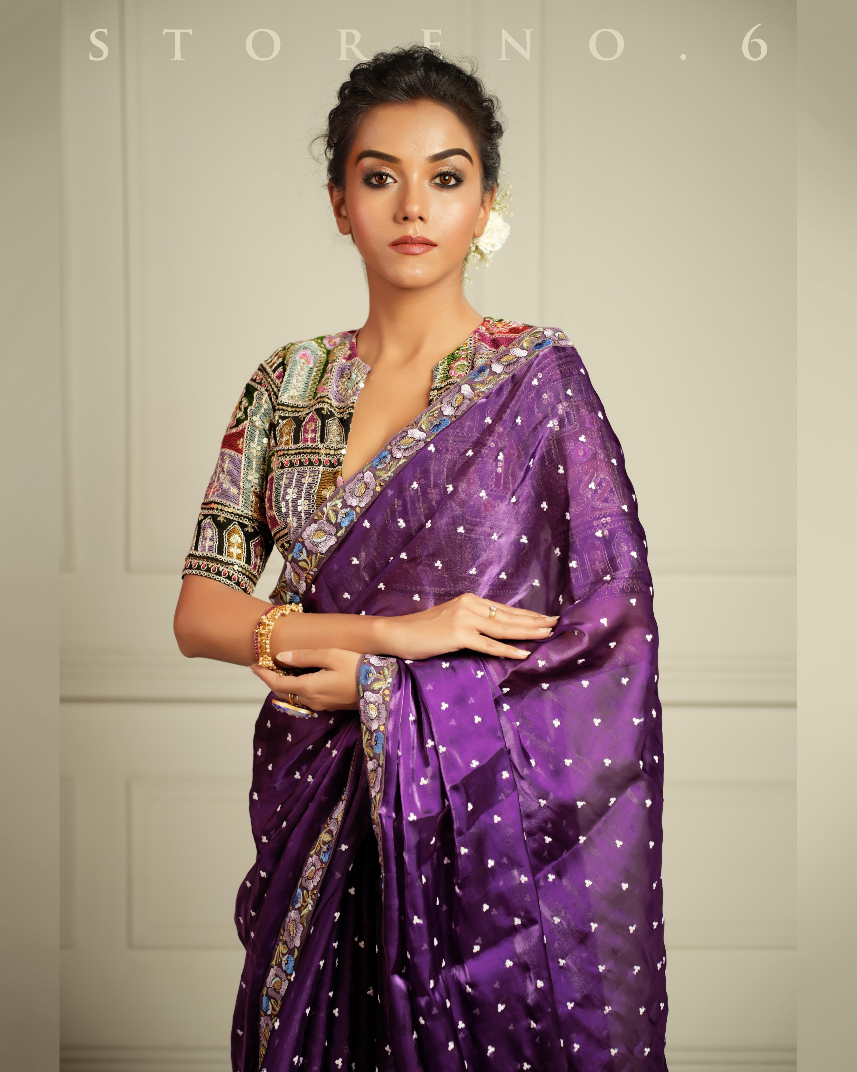 THE AMETHYST AFFAIR SAREE