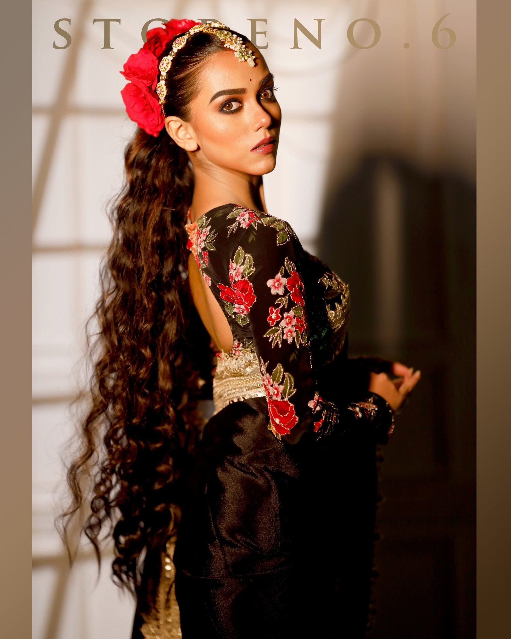 MAJESTIC MIDNIGHT READY-TO-WEAR SAREE