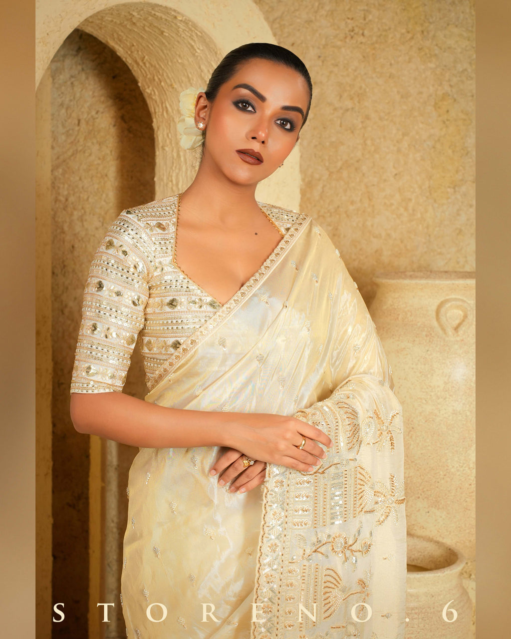 IVORY IDOL SAREE