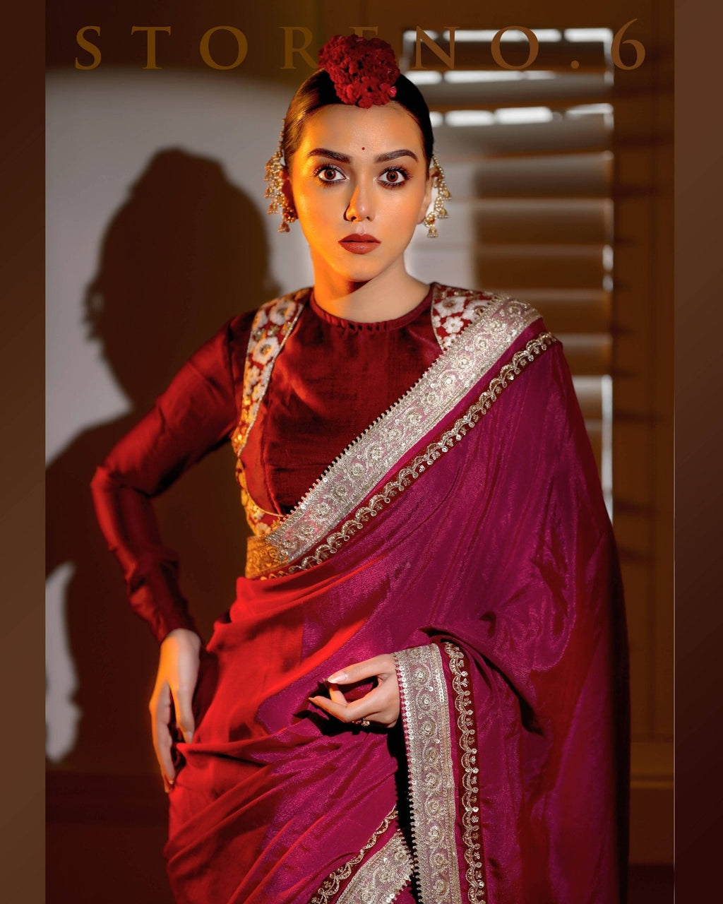 RAISIN ROMANCE READY-TO-WEAR SAREE