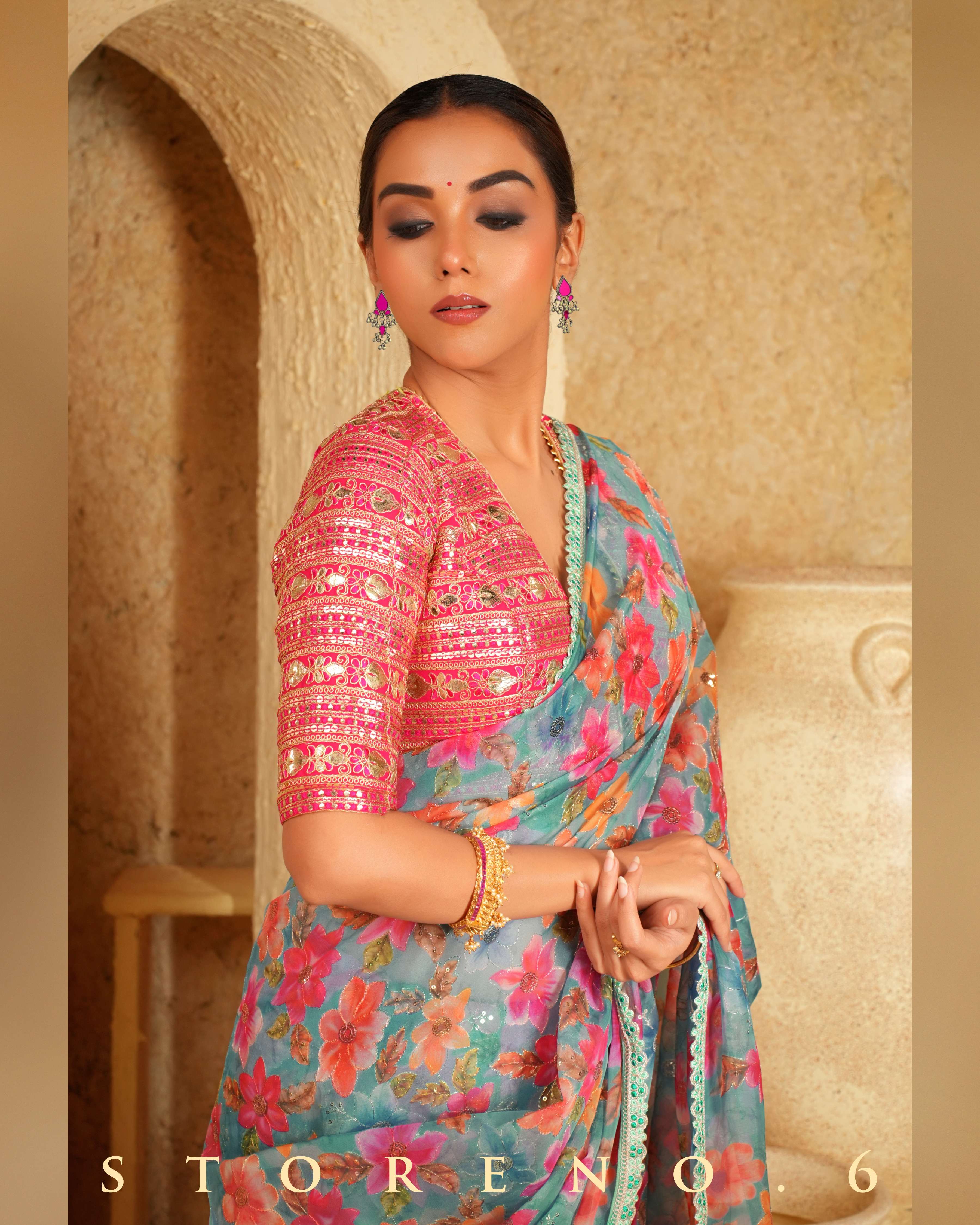 OCEAN ORCHARD SAREE