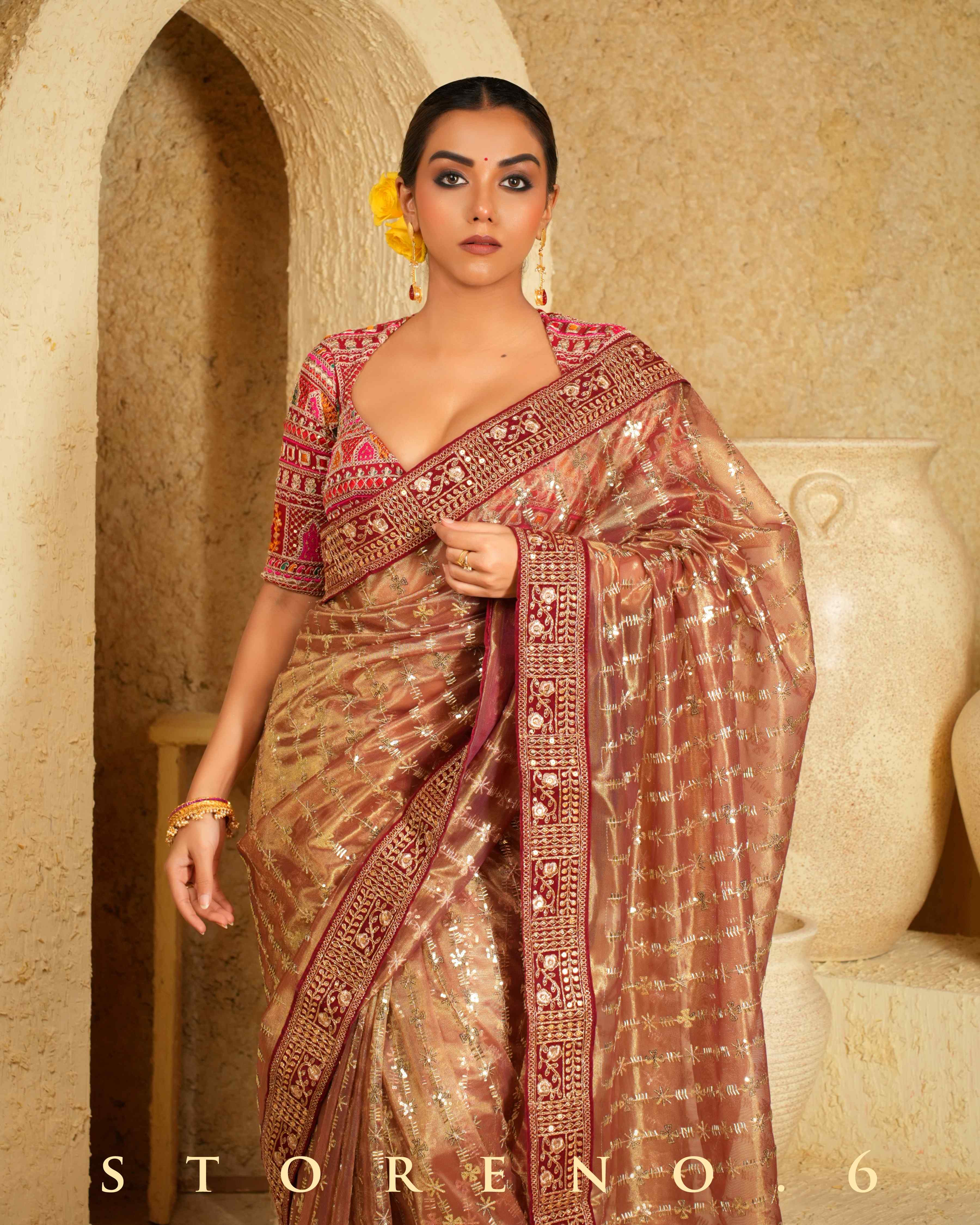 CINNAMON CHARM SAREE