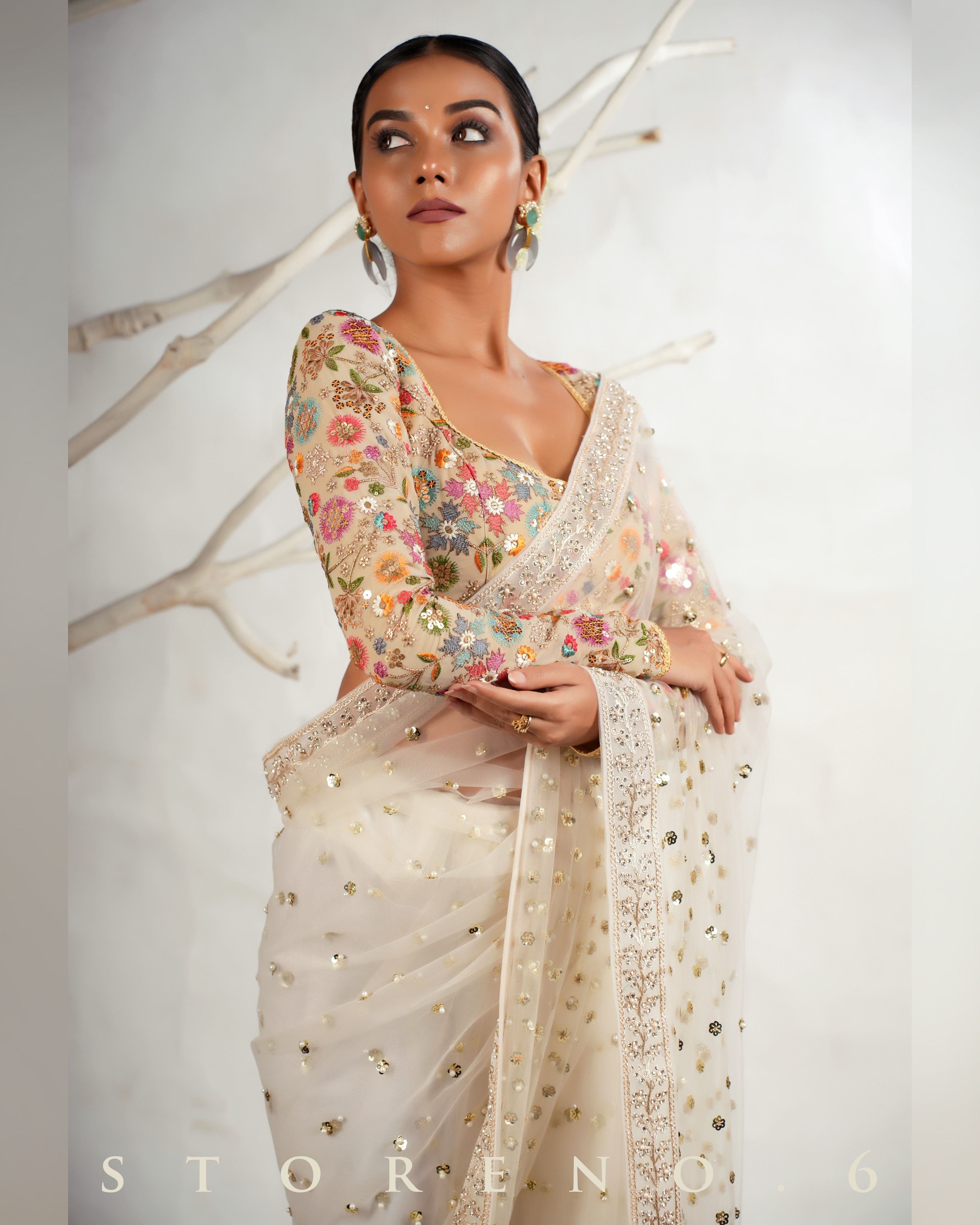 THE FROST FAME SAREE