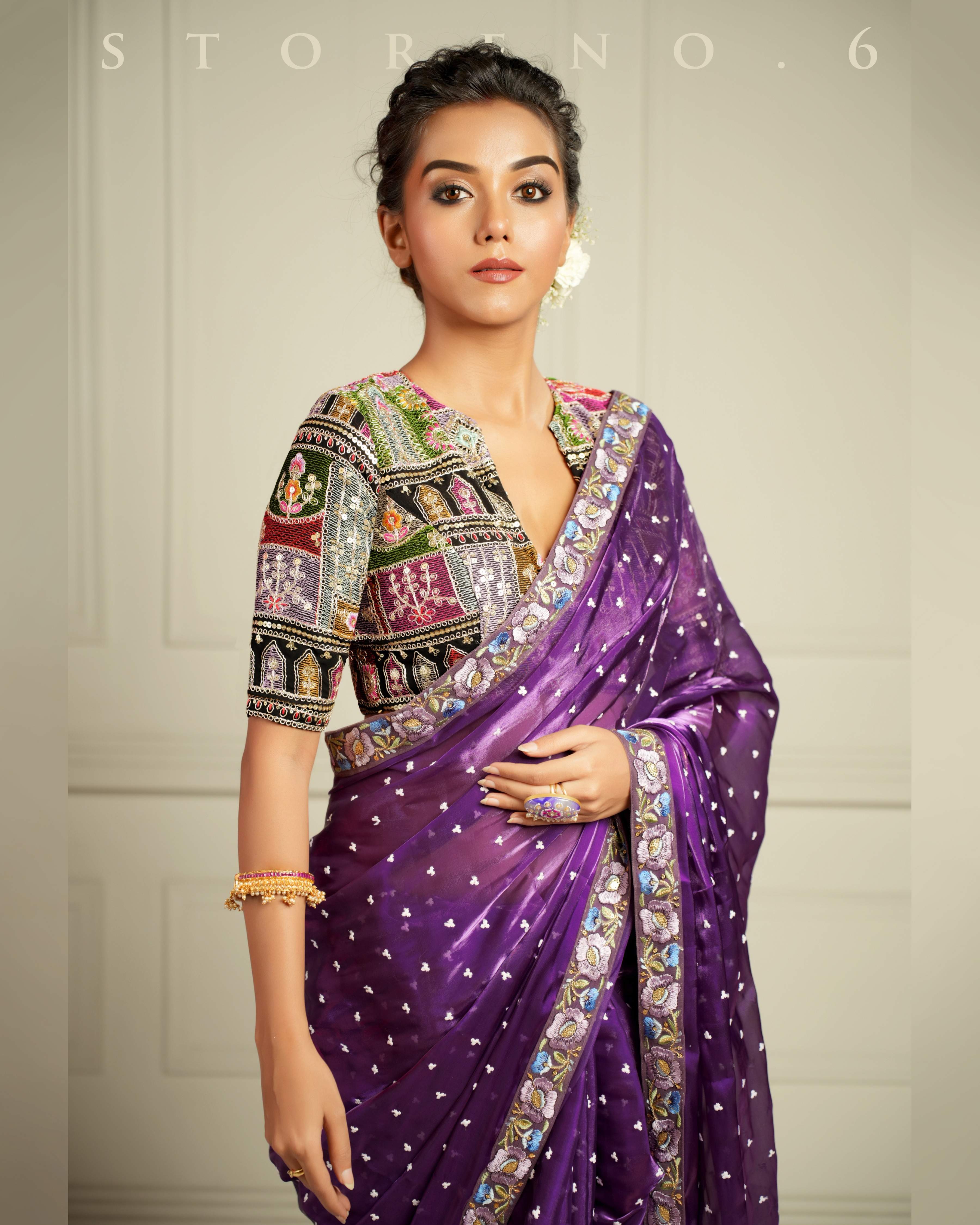 THE AMETHYST AFFAIR SAREE
