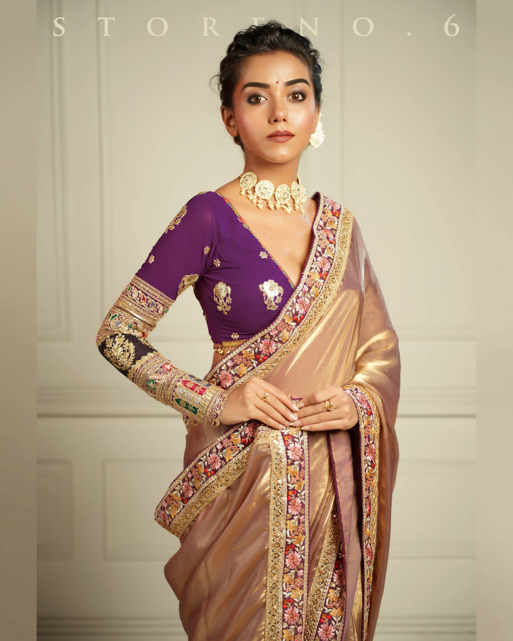 THE IMPERIAL TWILIGHT SHIMMER SAREE