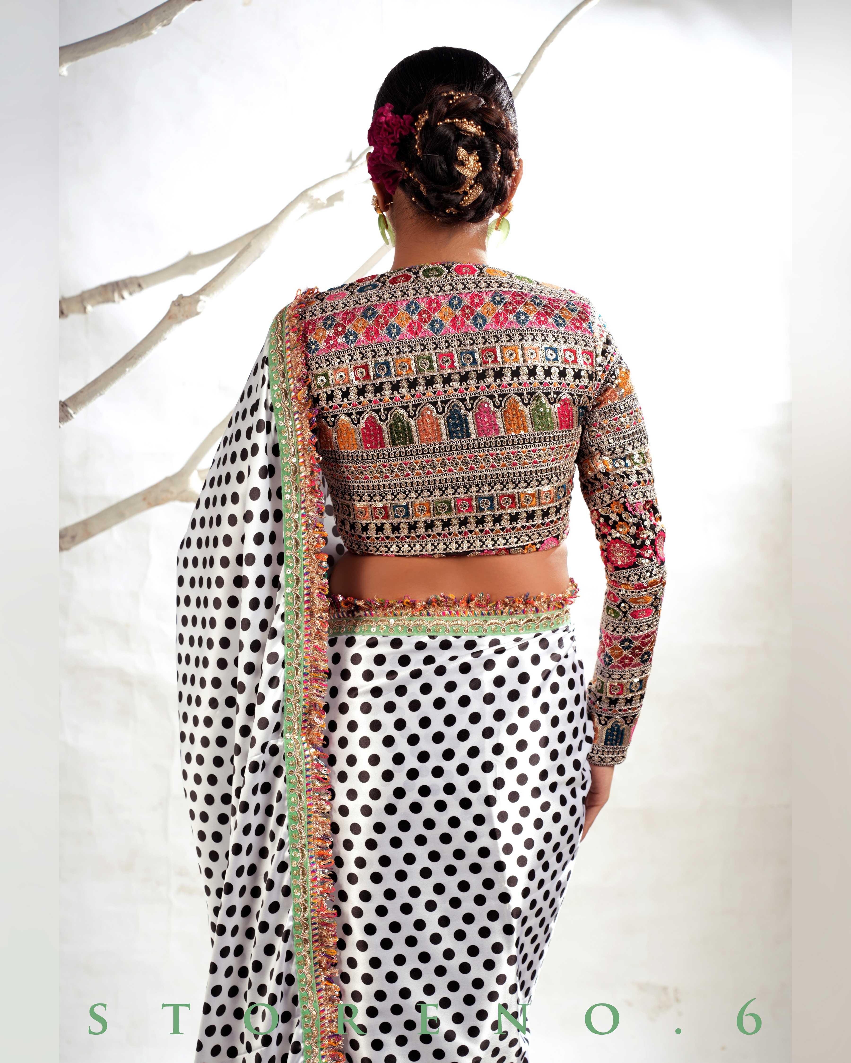 THE POLKA PASSION SAREE